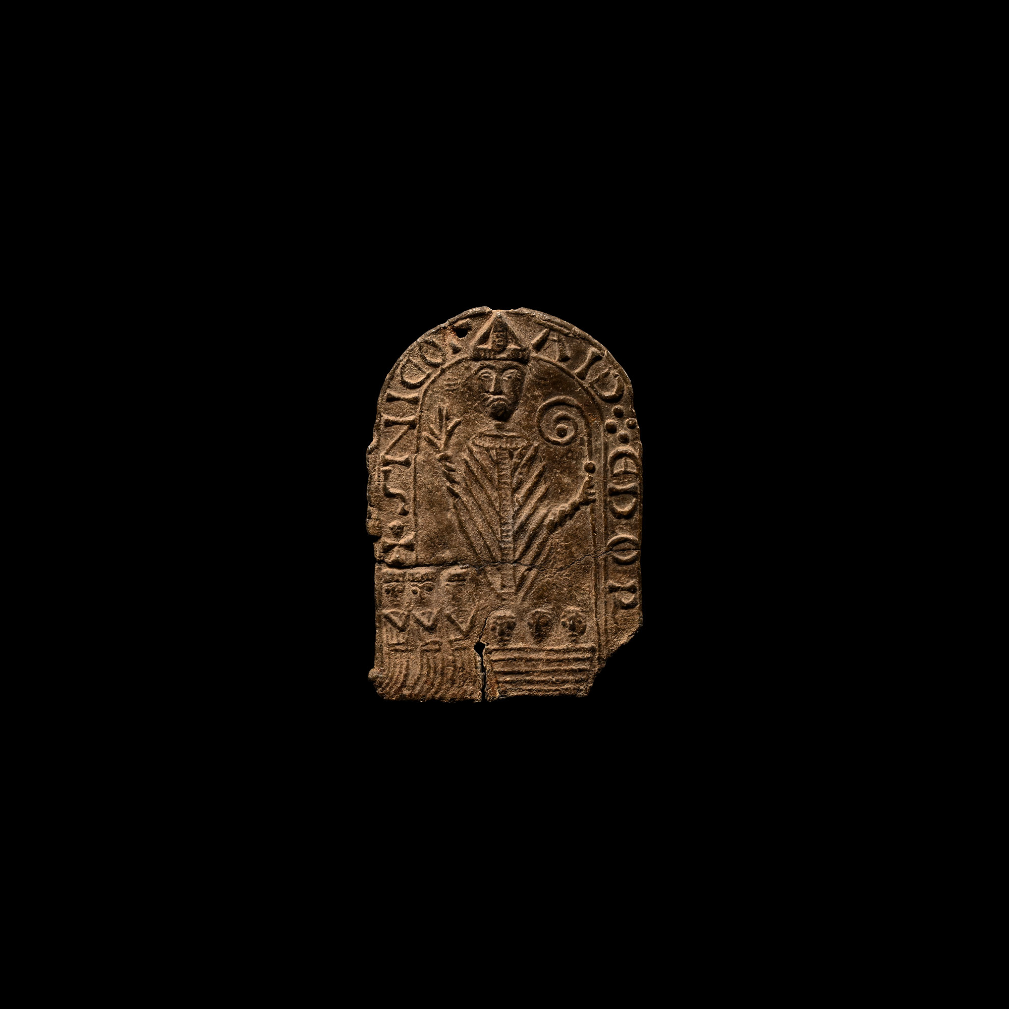 Medieval Pewter Pilgrim Badge of Saint Nicholas