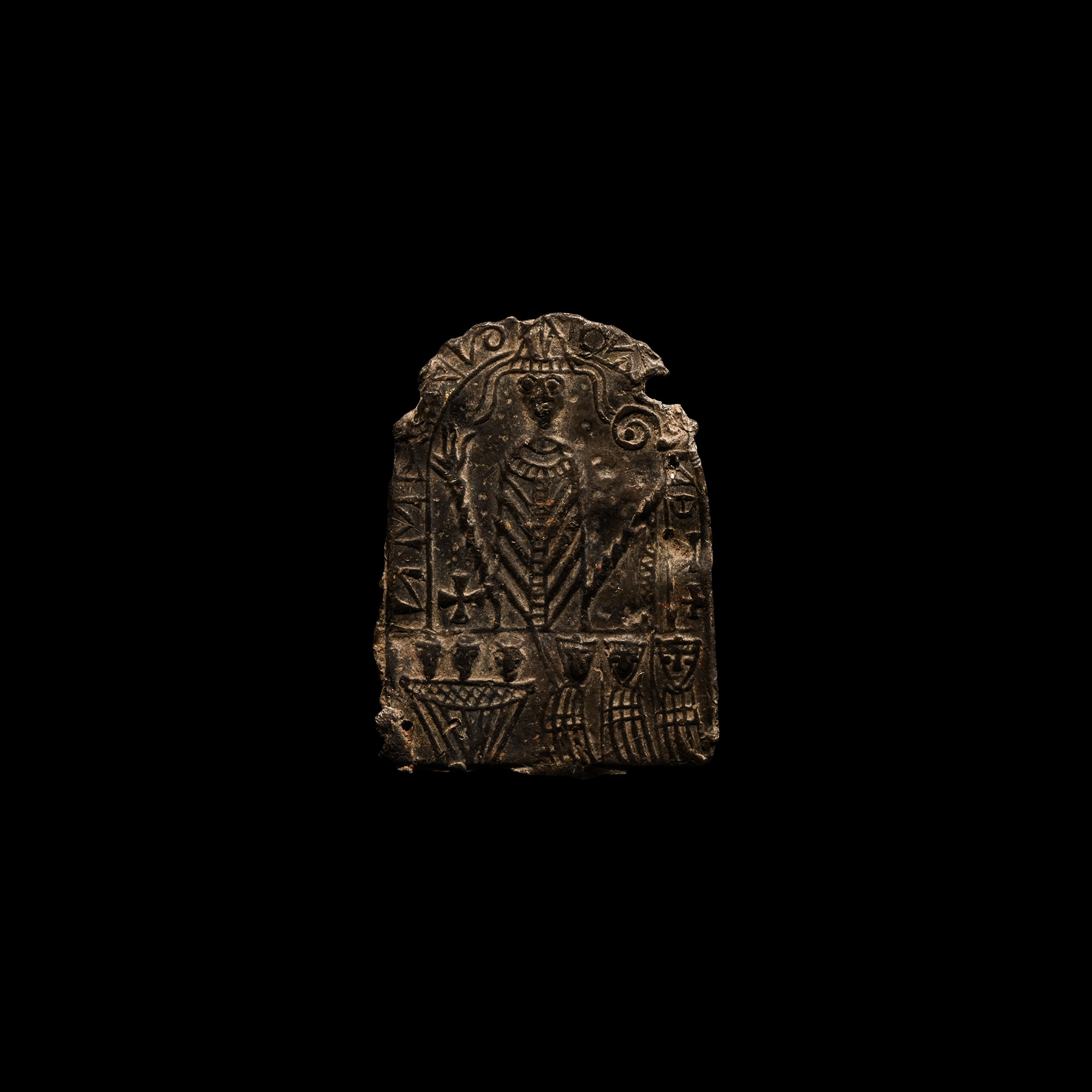 Medieval Pewter Pilgrim Badge of Saint Nicholas