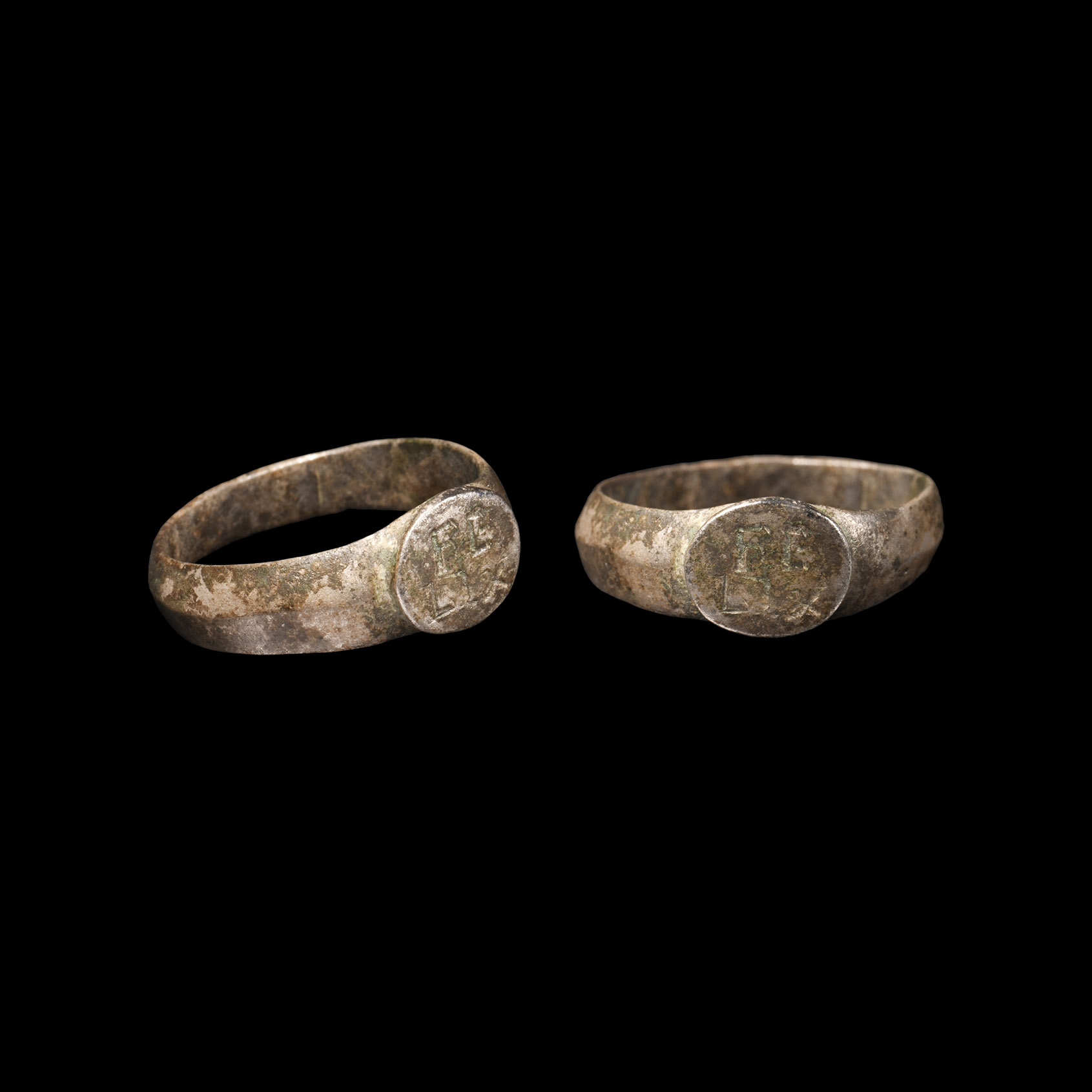 Roman Silver Ring with FELIX
