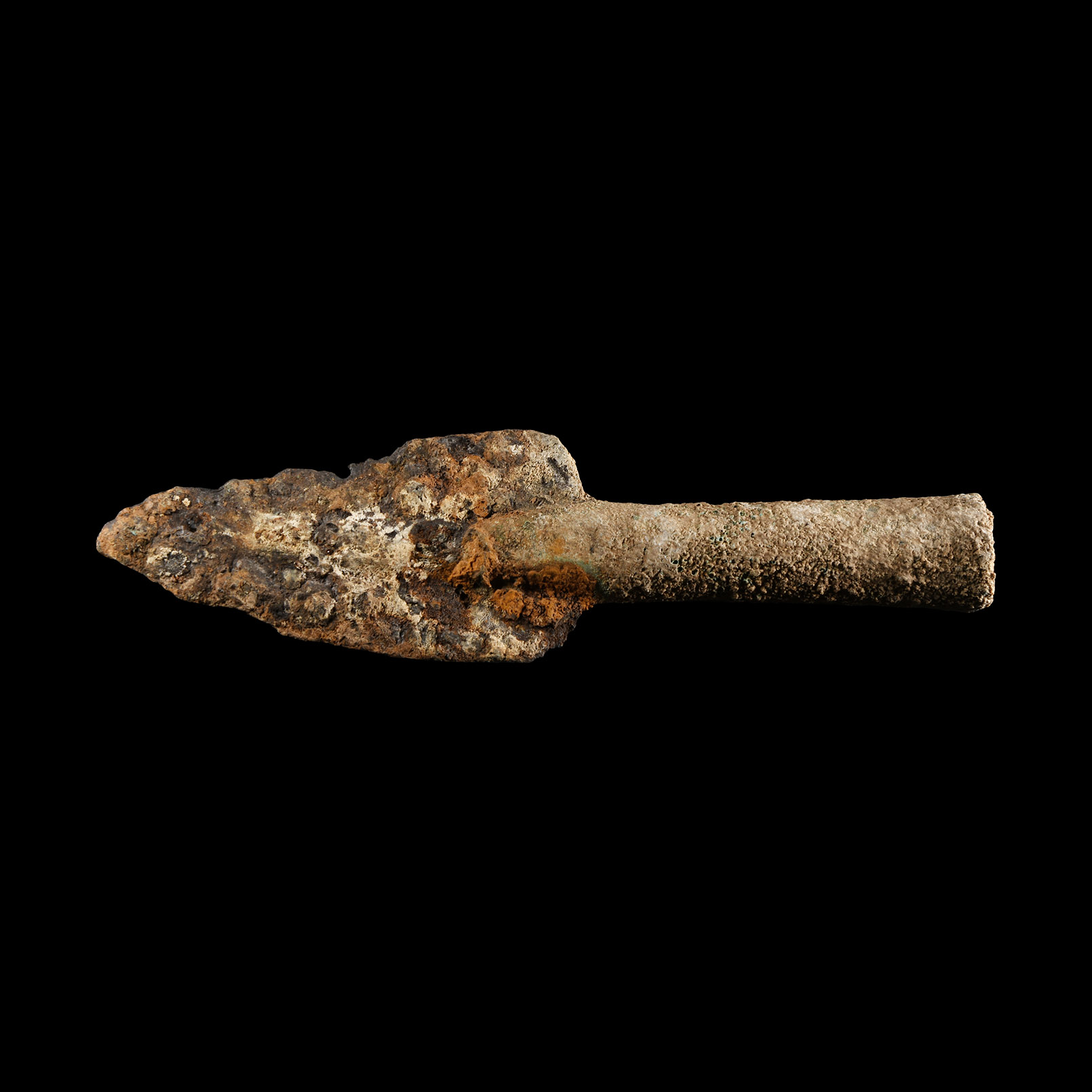 Greek Bronze Socketted Spear with Iron Head