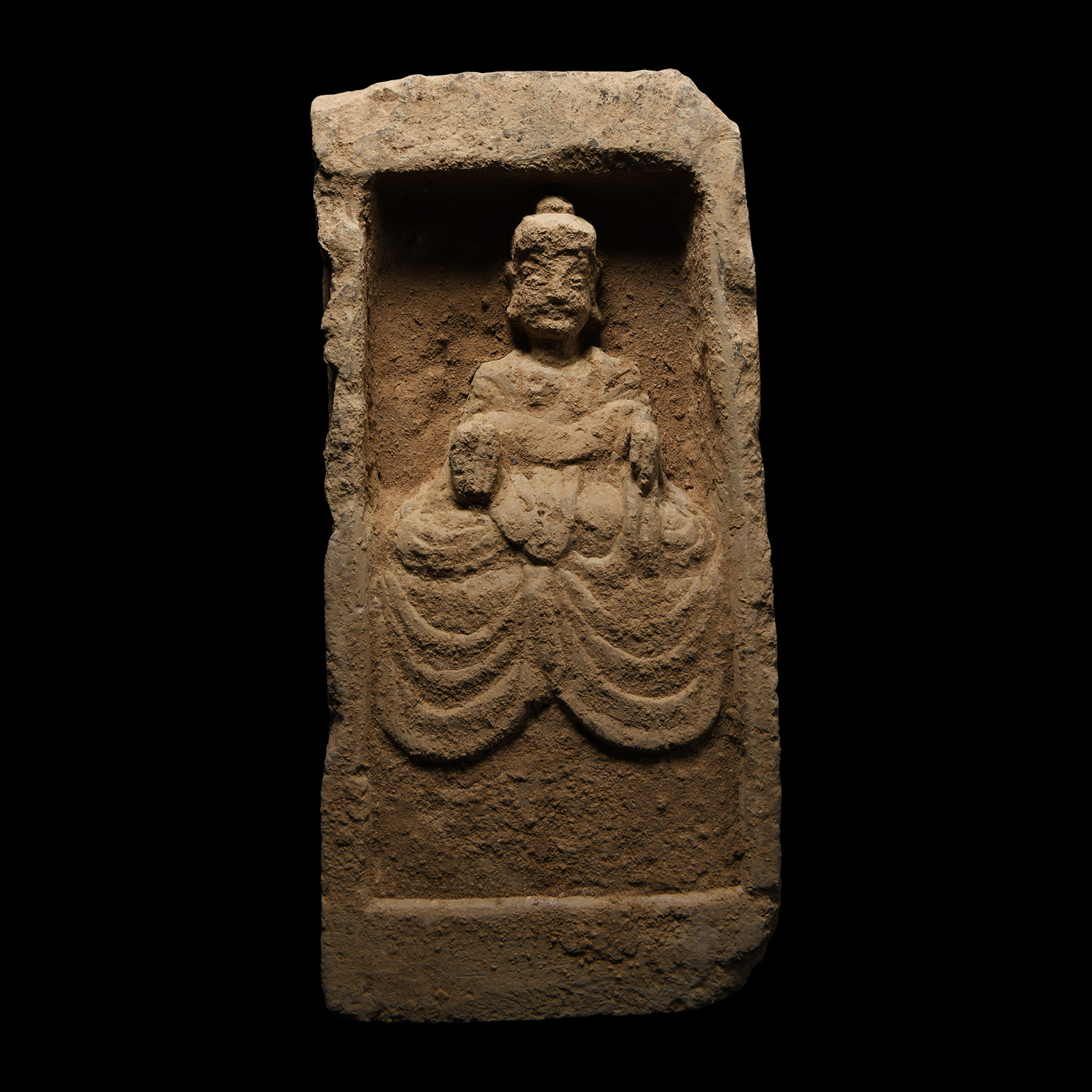 Chinese Wei Ceramic Buddha Brick