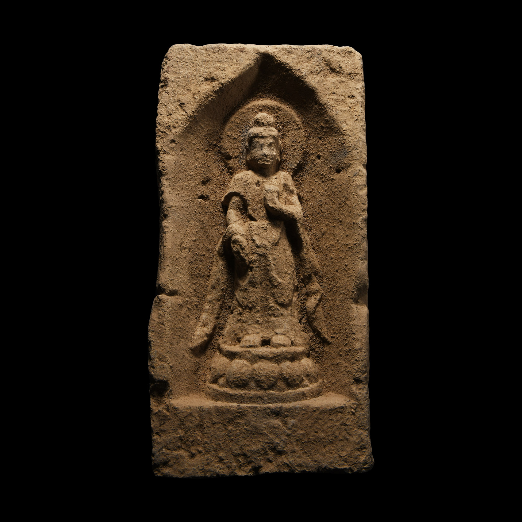Chinese Wei Ceramic Buddha Brick
