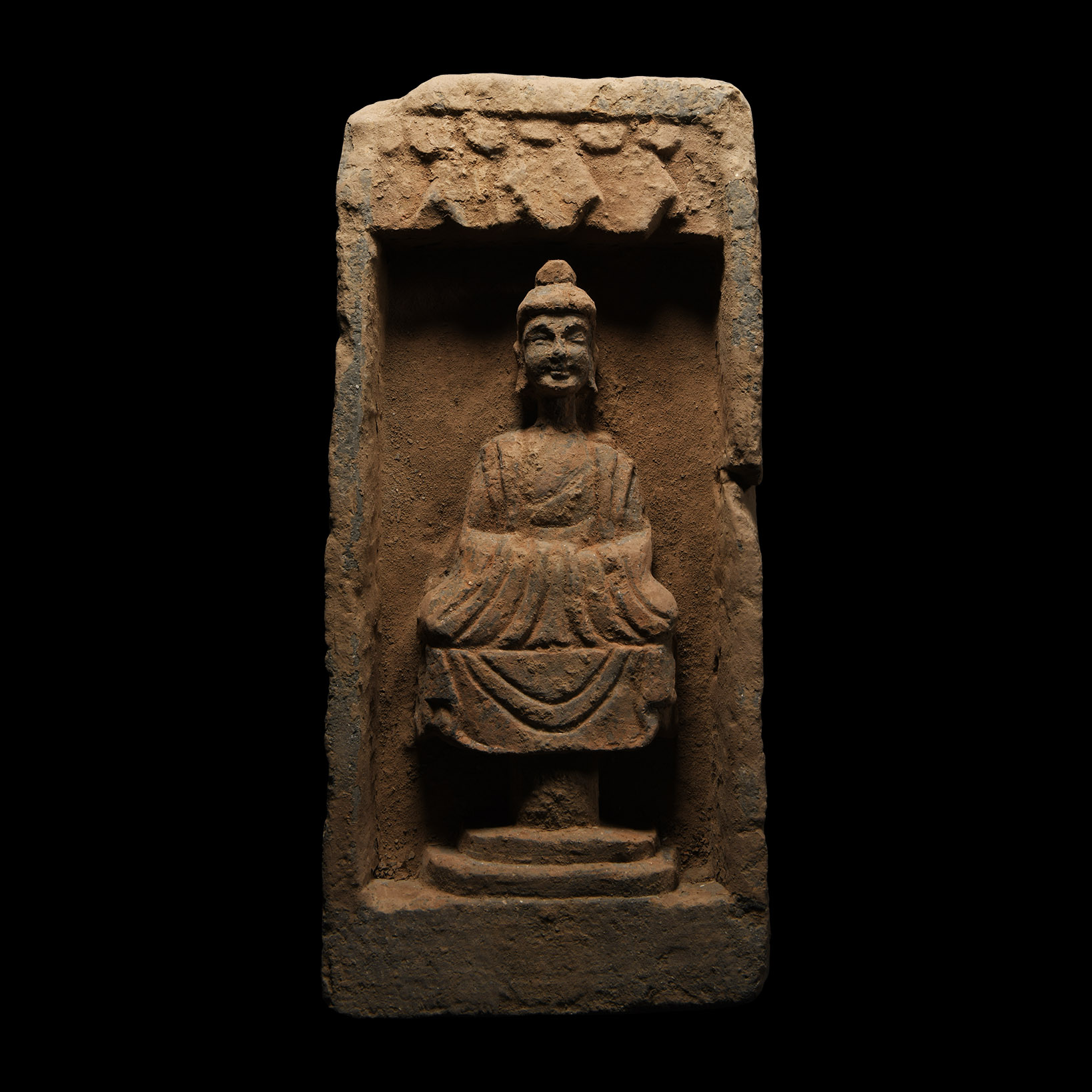 Chinese Wei Ceramic Buddha Brick