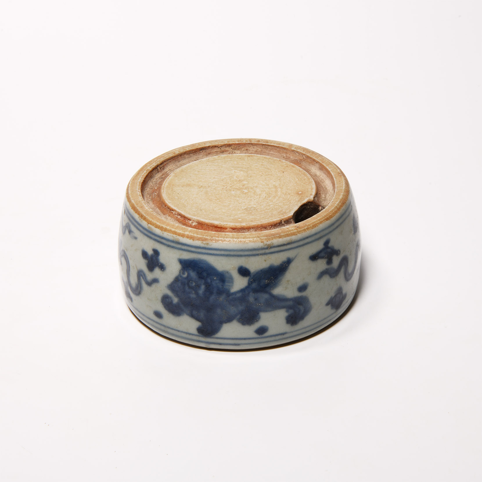 Chinese Ming Blue and White Artist Palette