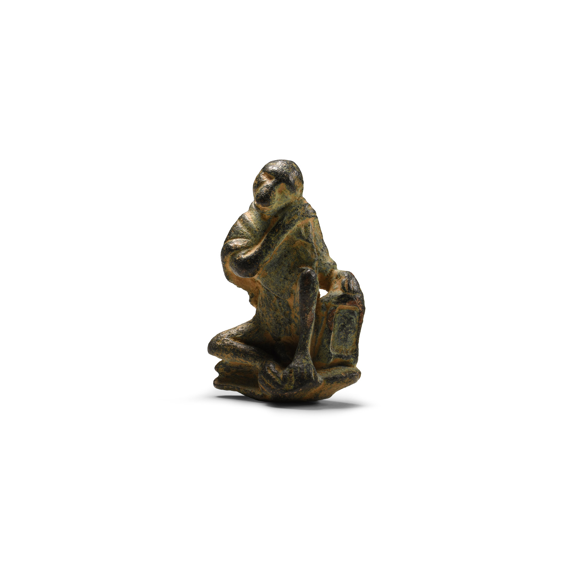 Roman Bronze Military Monkey