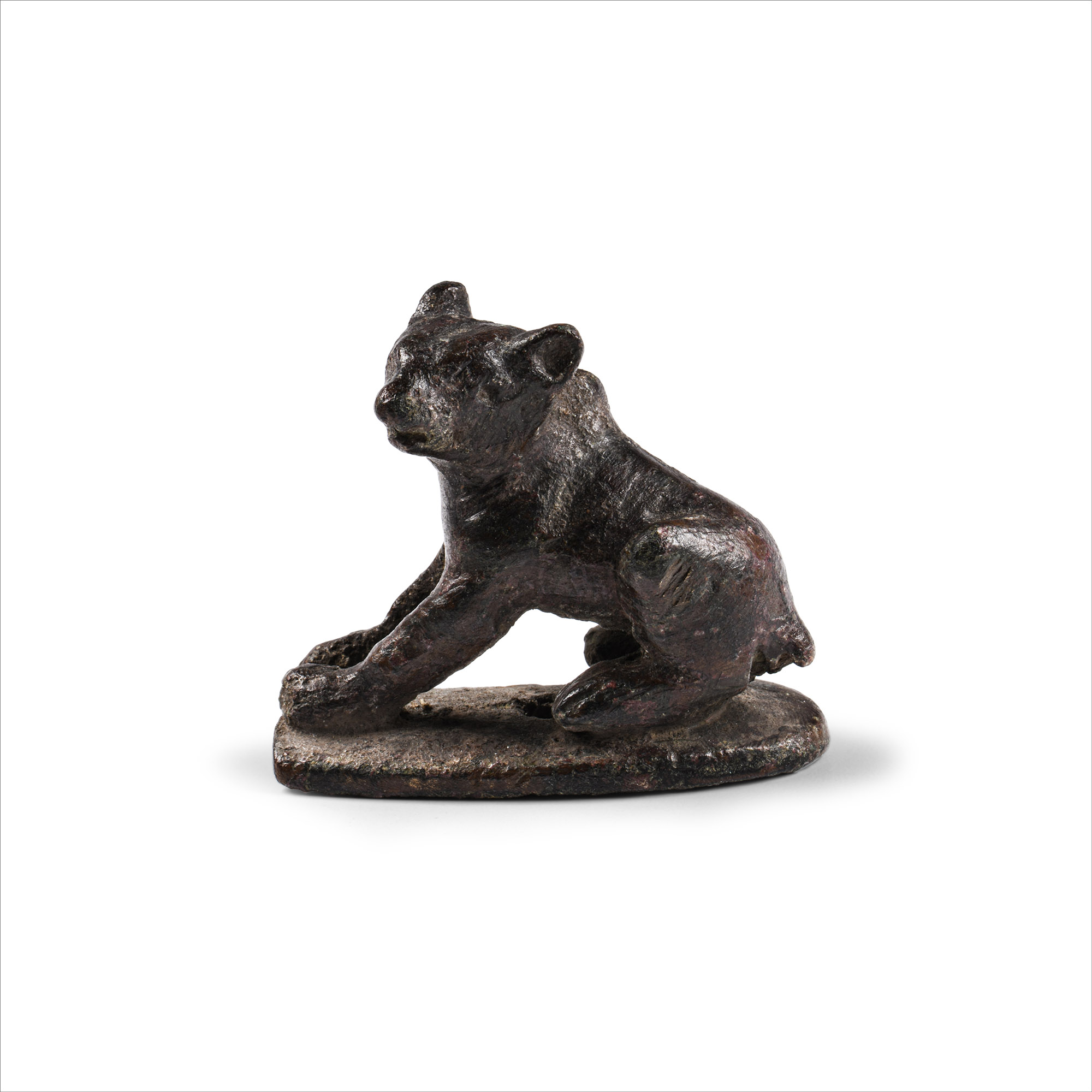 Roman Bronze Sitting Bear