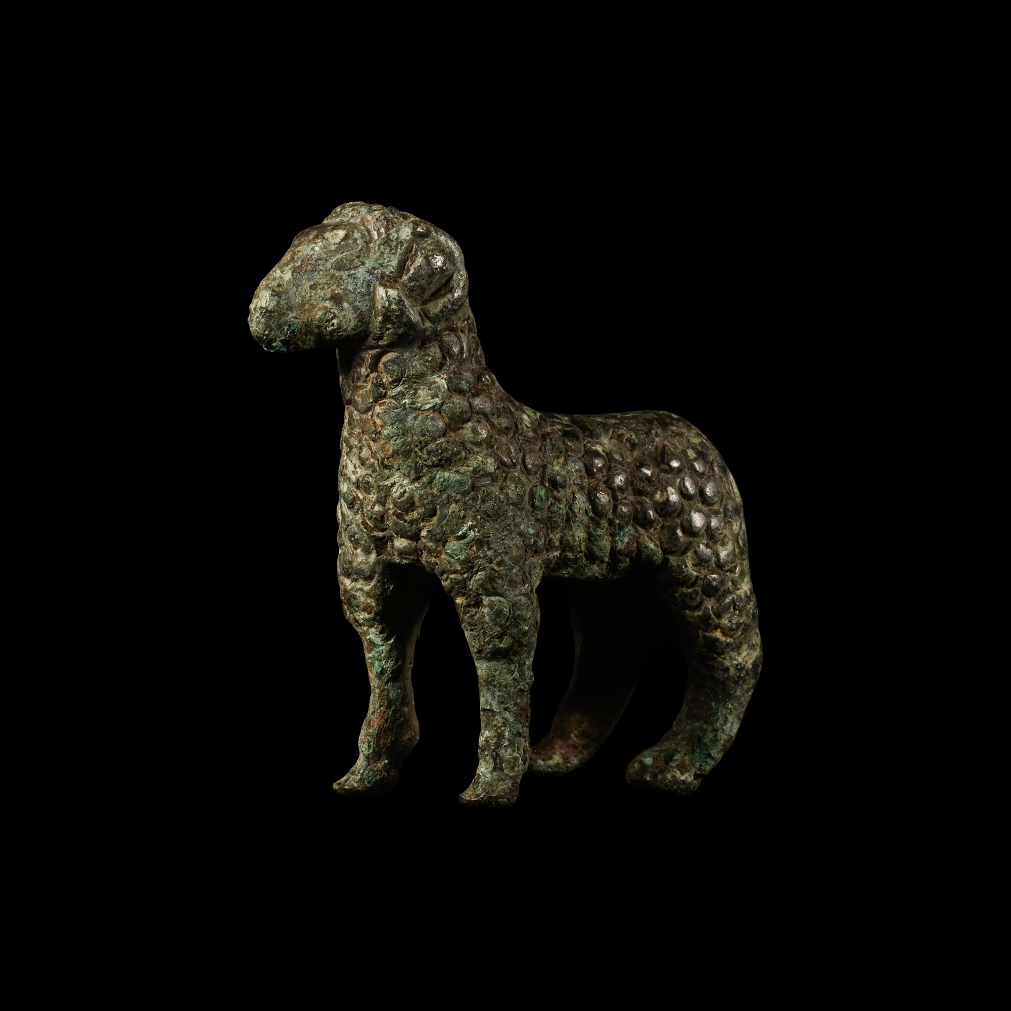 Roman Bronze Standing Ram