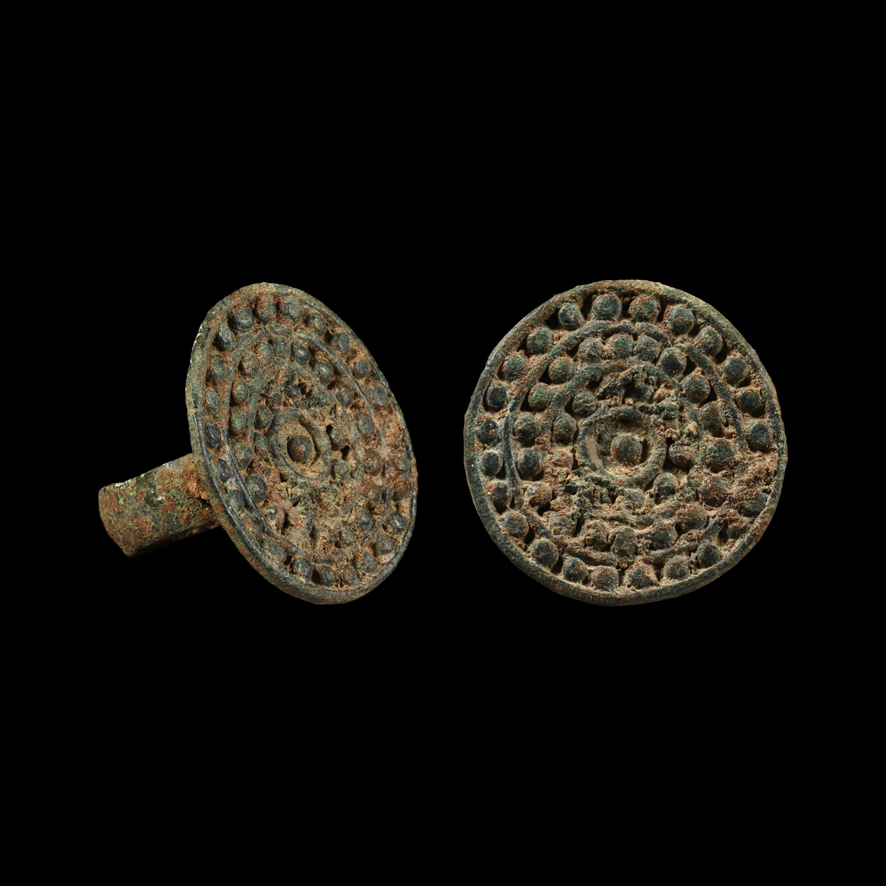 Amlash Decorated Bronze Ring