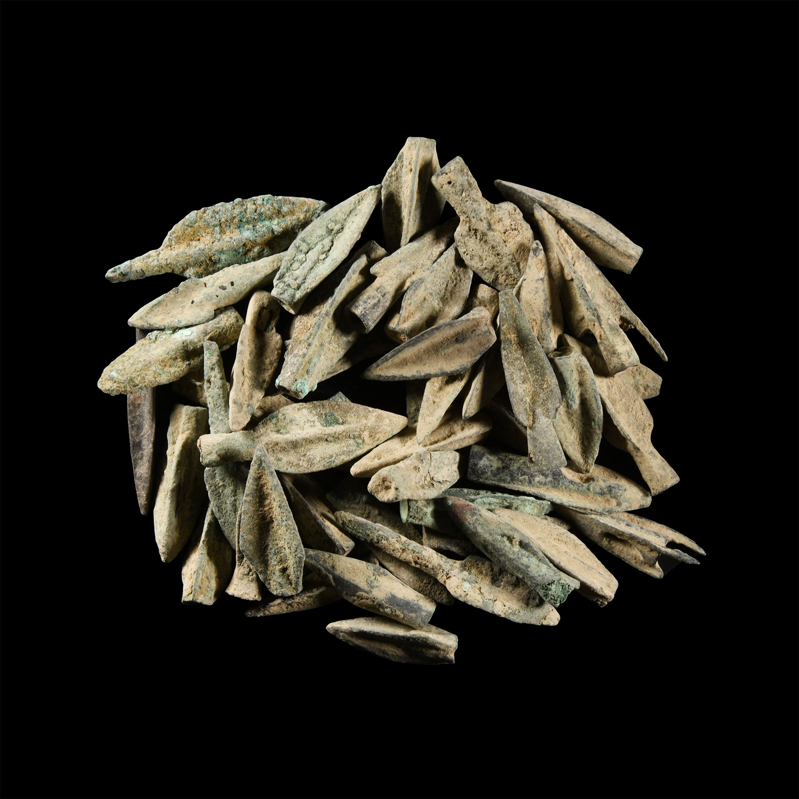 Greek Bronze Arrowhead Group