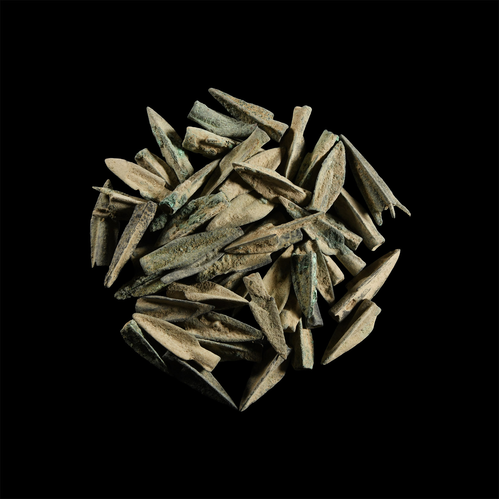 Greek Bronze Arrowhead Group