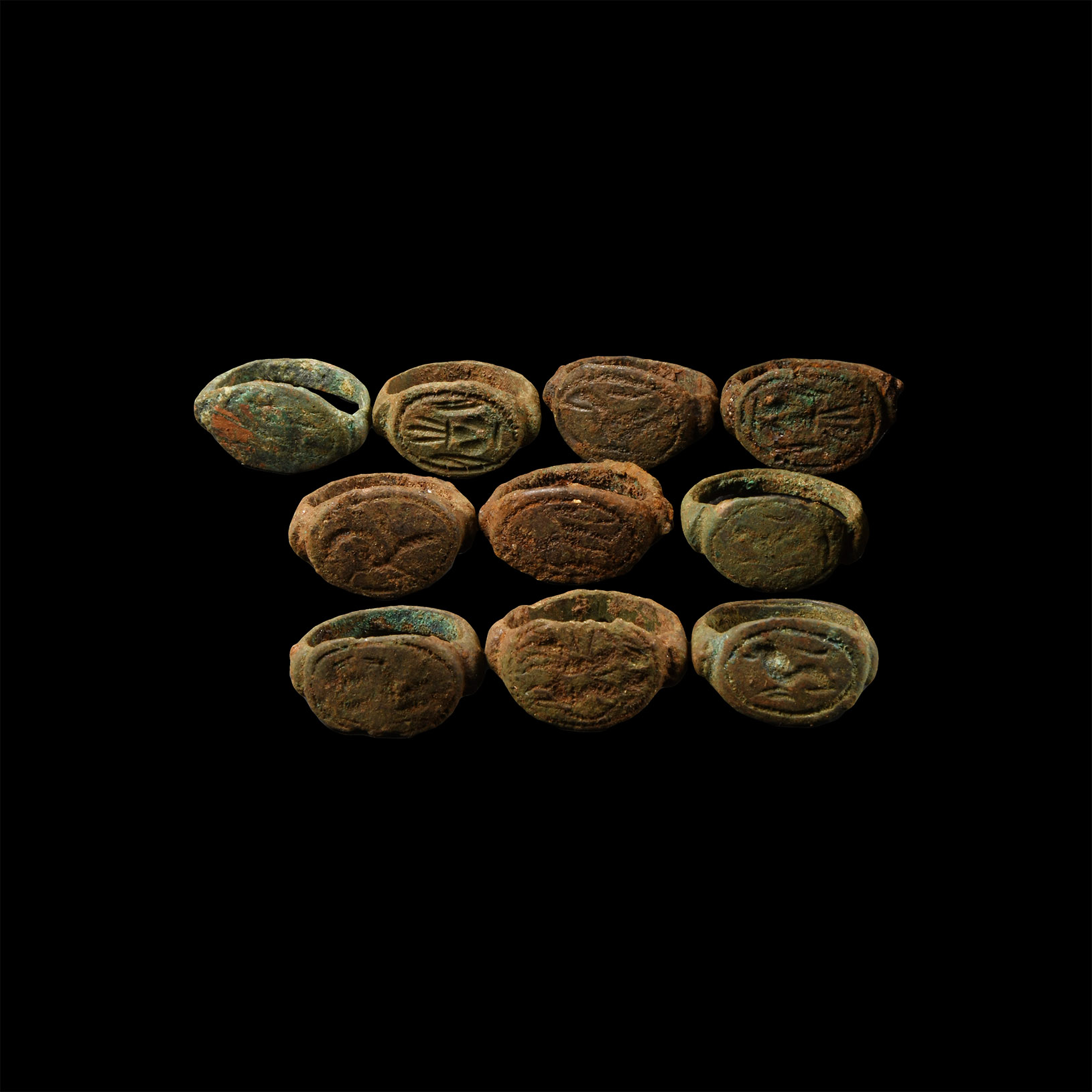 Graeco-Persian Bronze Ring Group