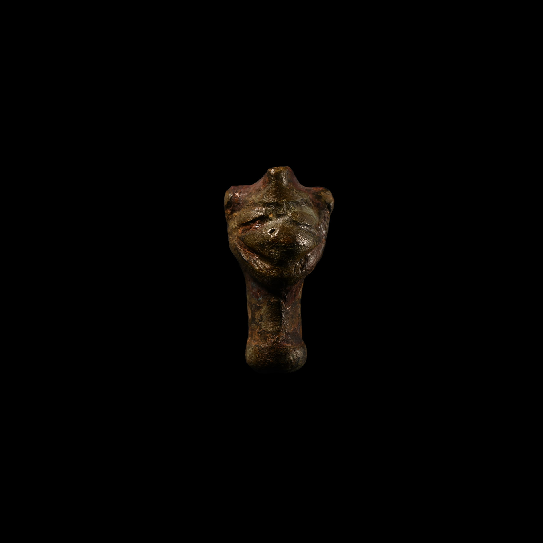 Western Asiatic Miniature Bronze Pazuzu Head