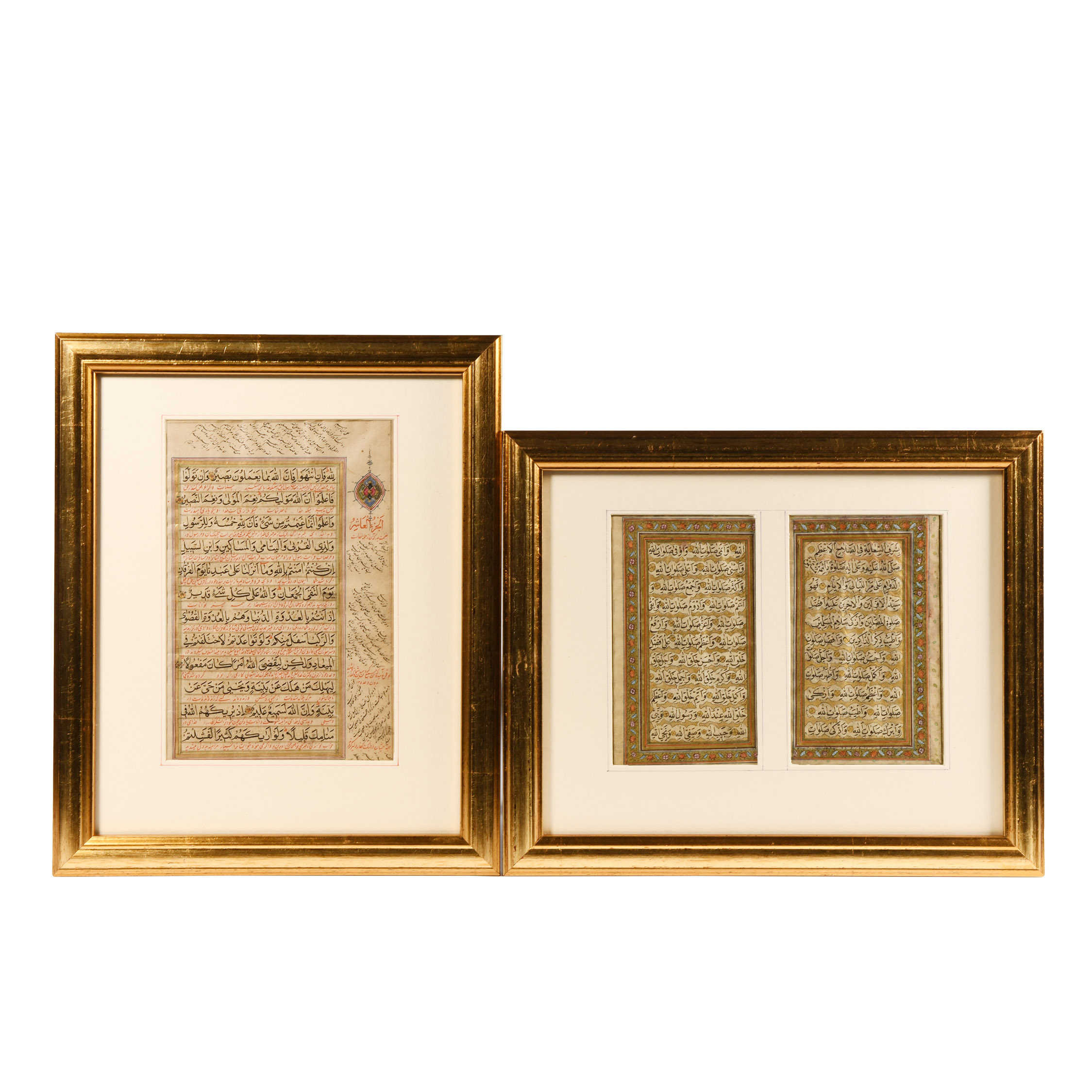 Indian Framed Dalail Khayrat Manuscripts