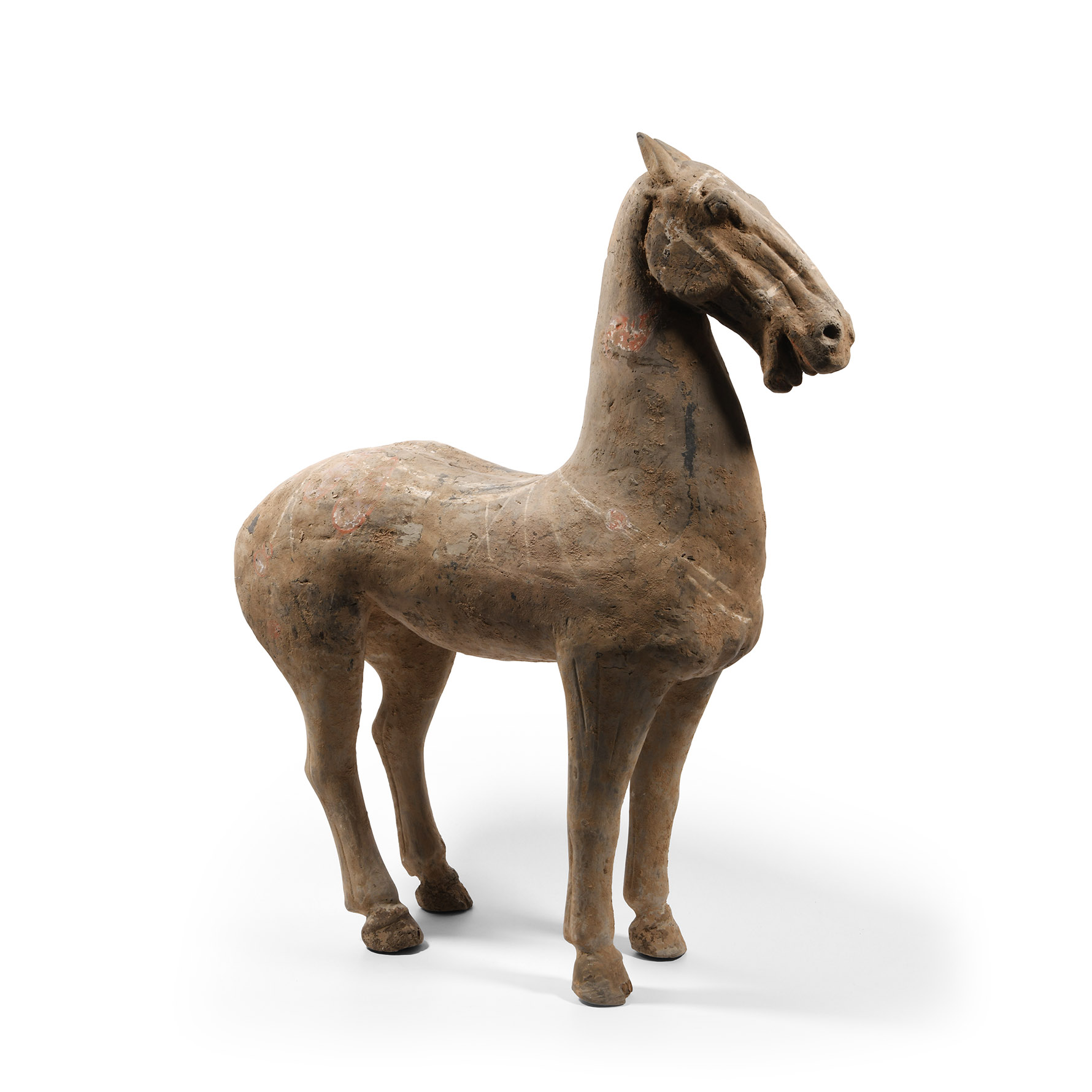 Chinese Han Painted Terracotta Horse