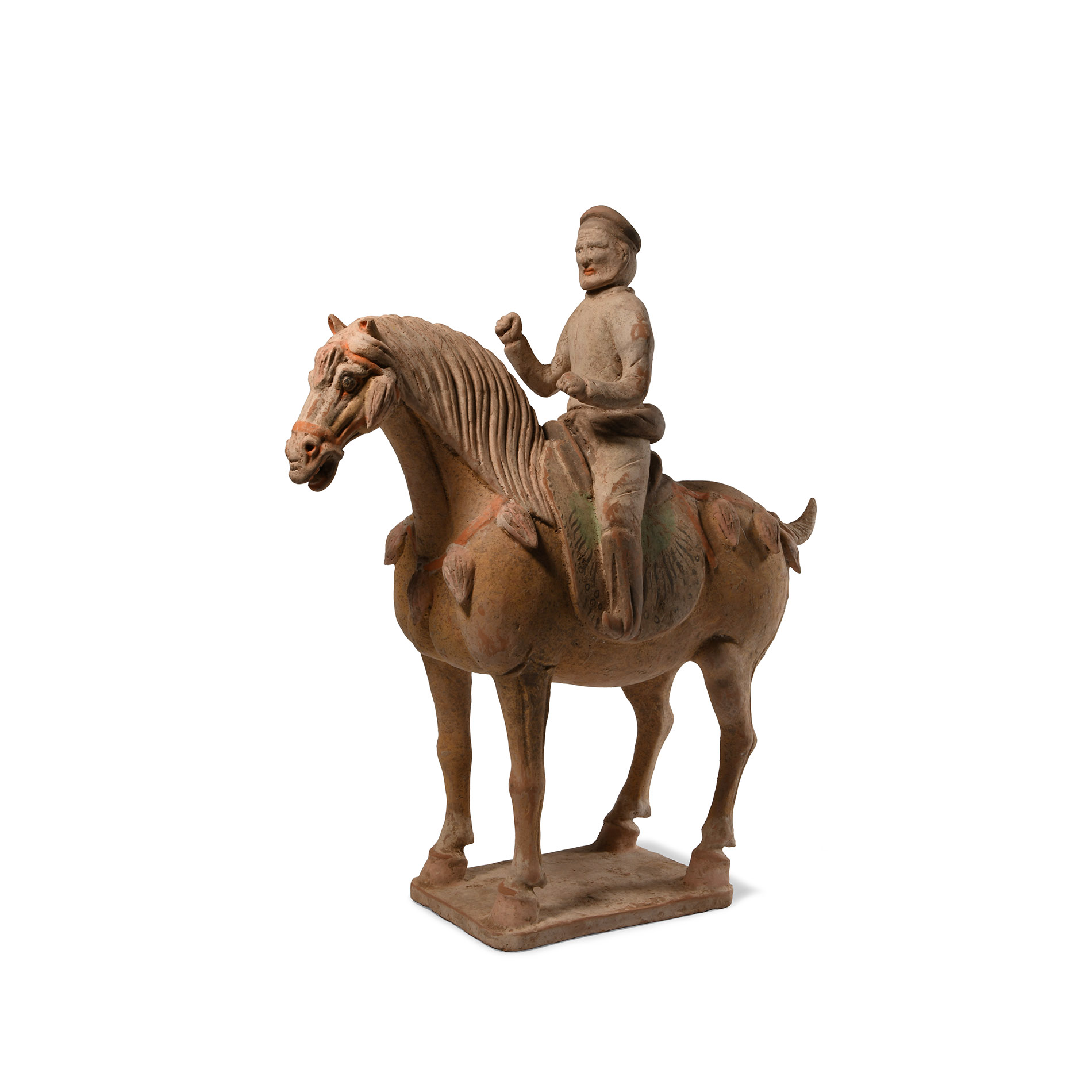 Chinese Tang Ceramic Horse and Rider