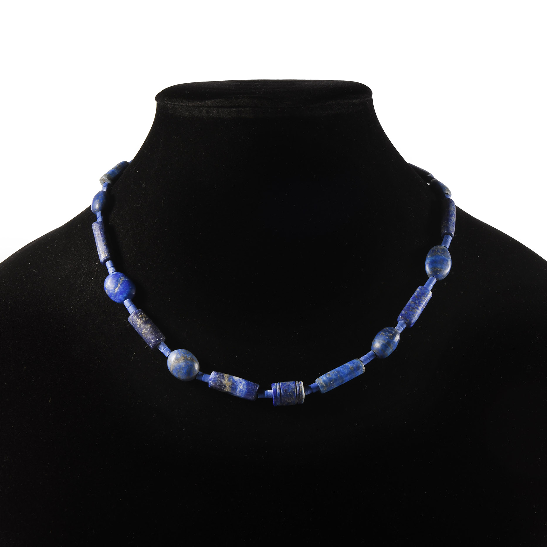 Bactrian Style Lapis Lazuli Bead Necklace String