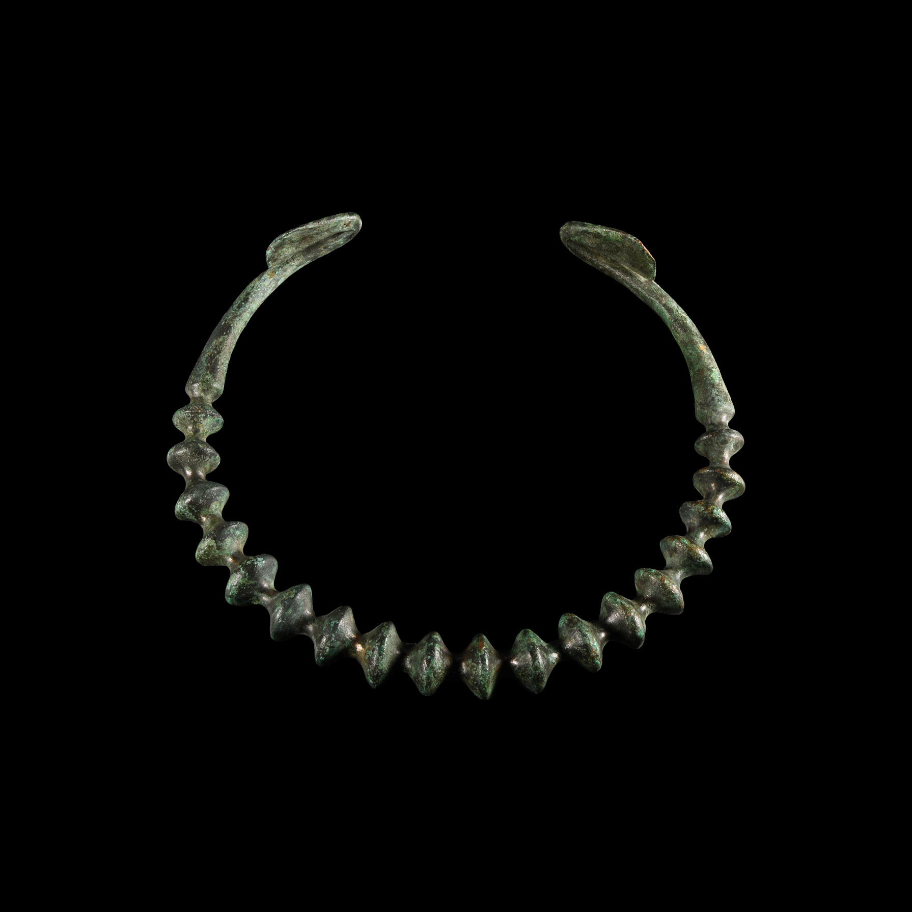 European Iron Age Celtic Bronze Torc