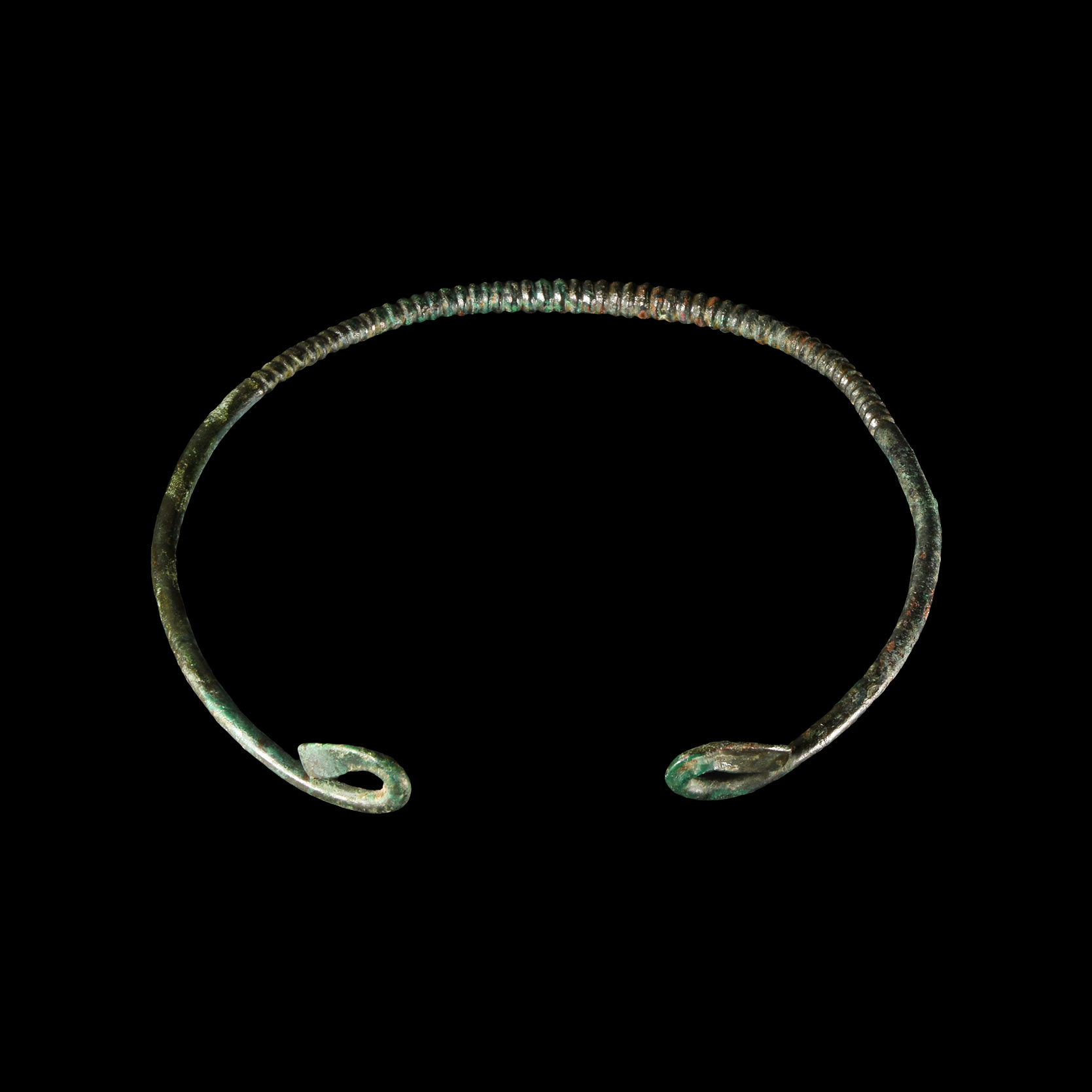 European Iron Age Celtic Bronze Torc