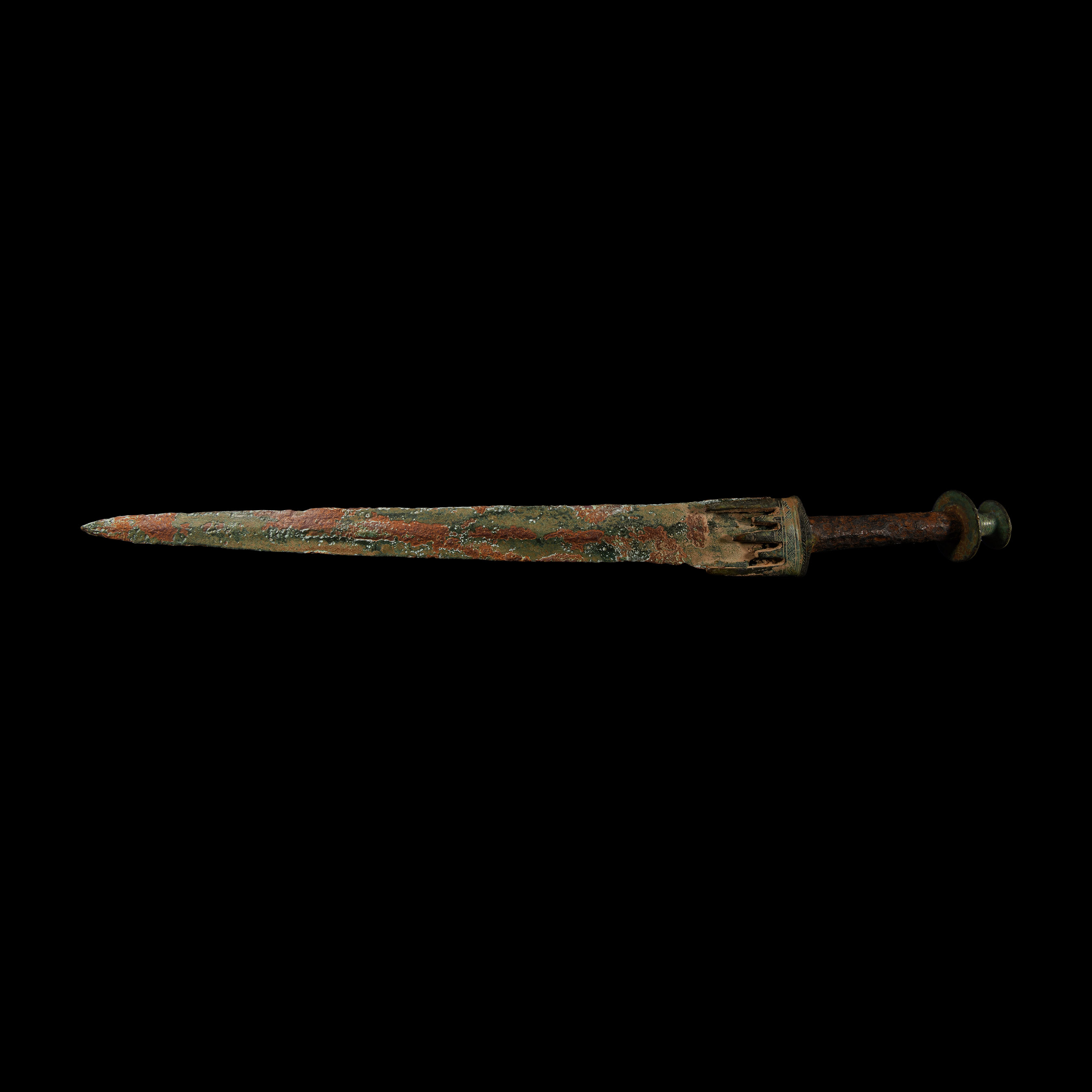 Luristan Bronze Sword with Hilt