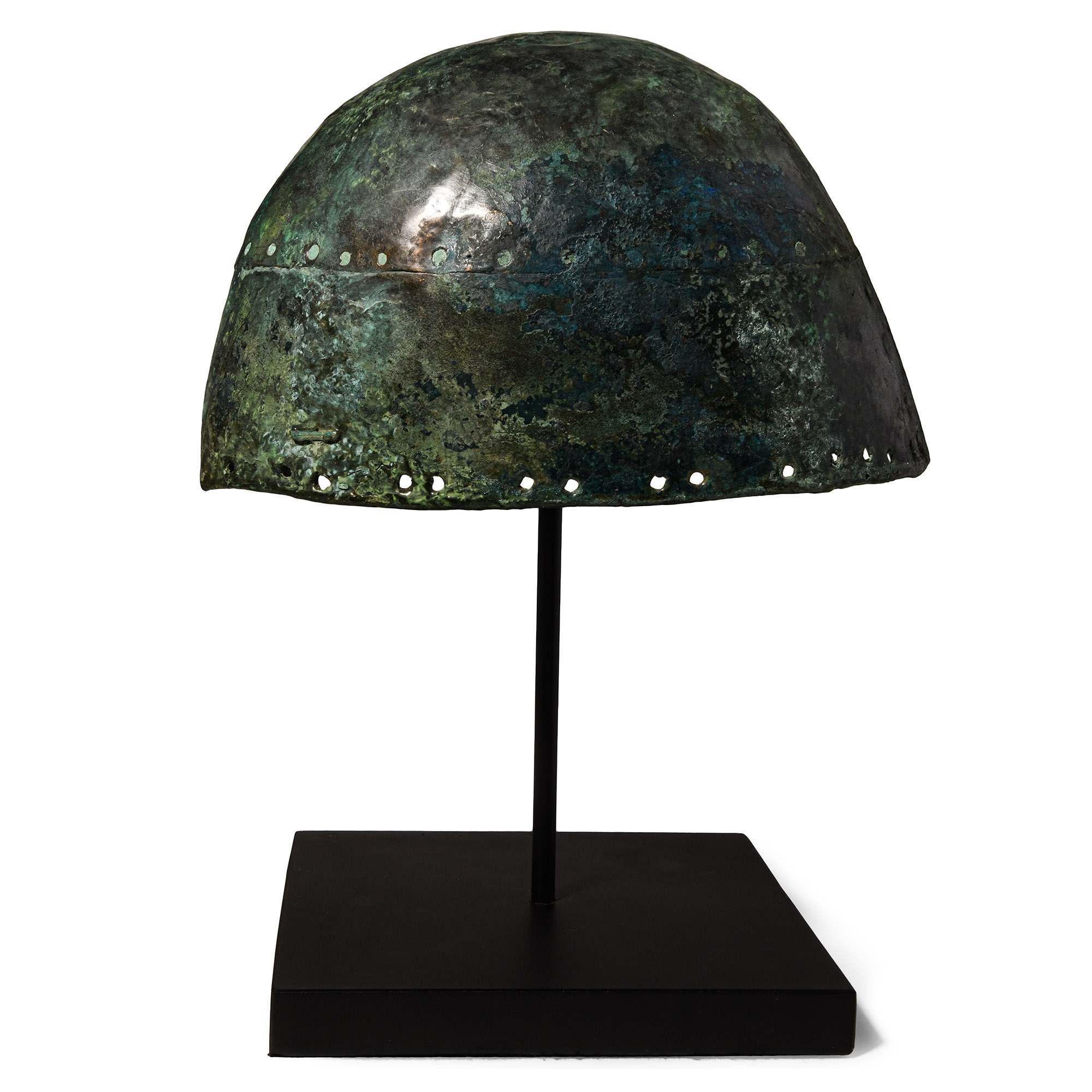 Archaic Greek Modified Bronze Corinthian Helmet