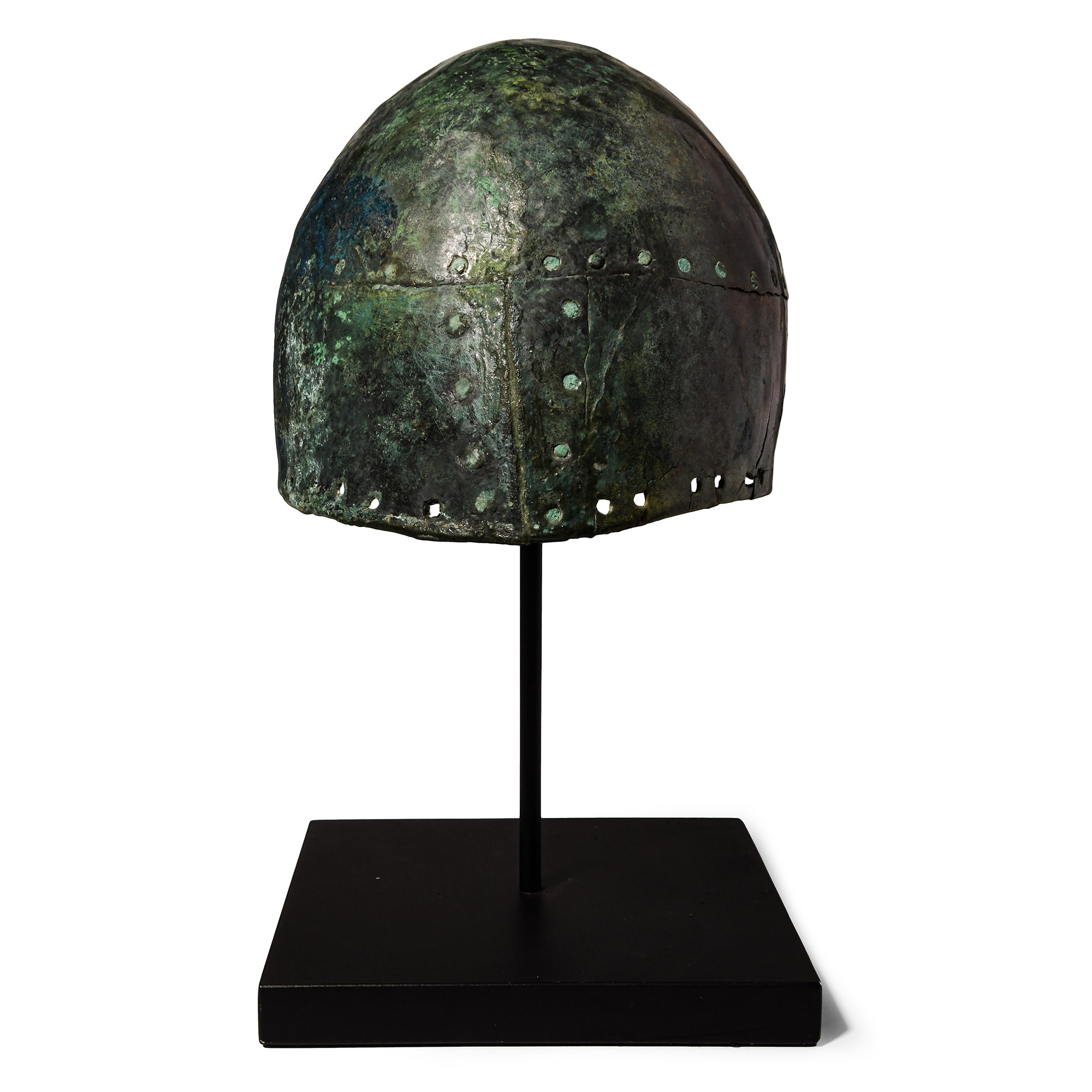 Archaic Greek Modified Bronze Corinthian Helmet