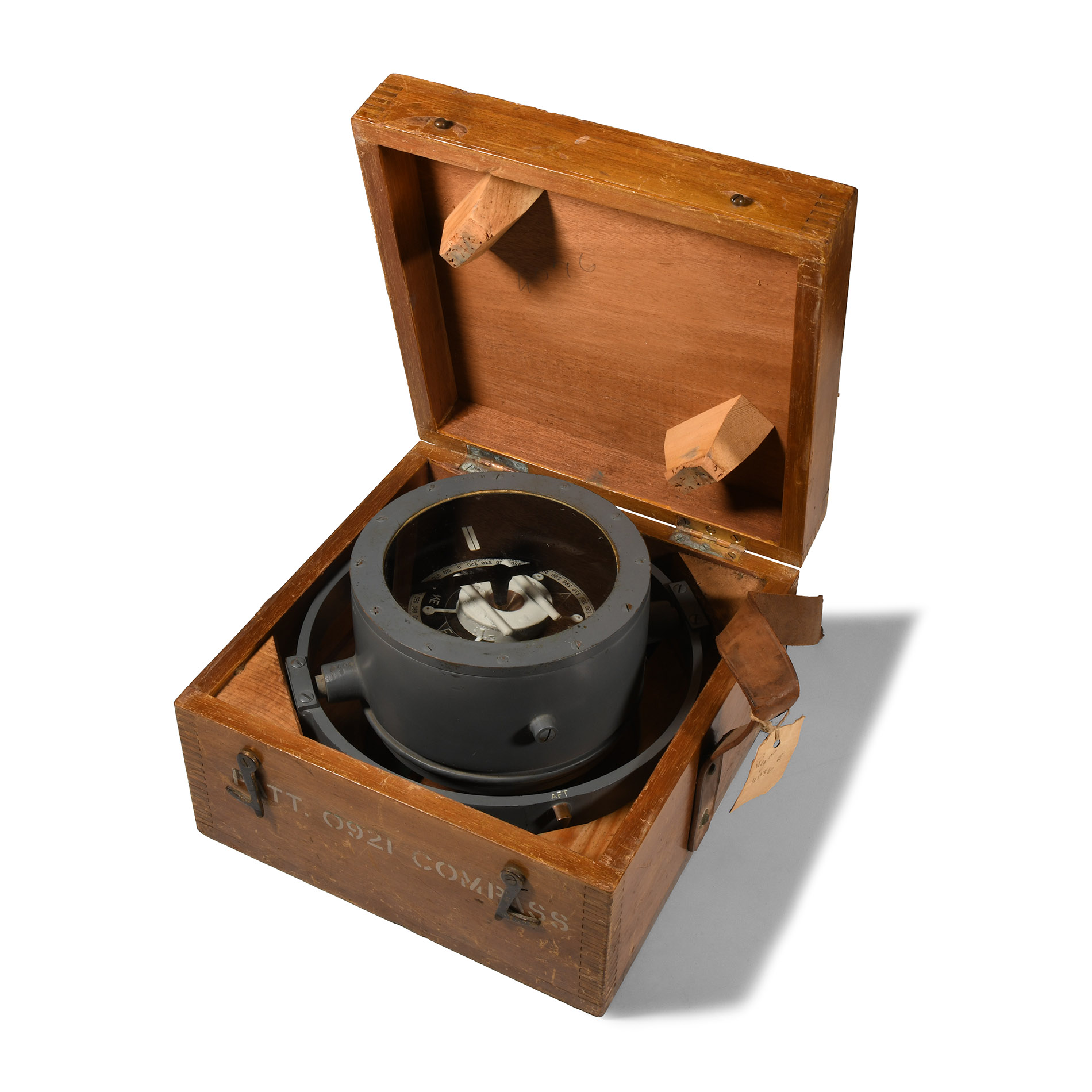 British WWII Maritime Overhead Gimbal Compass