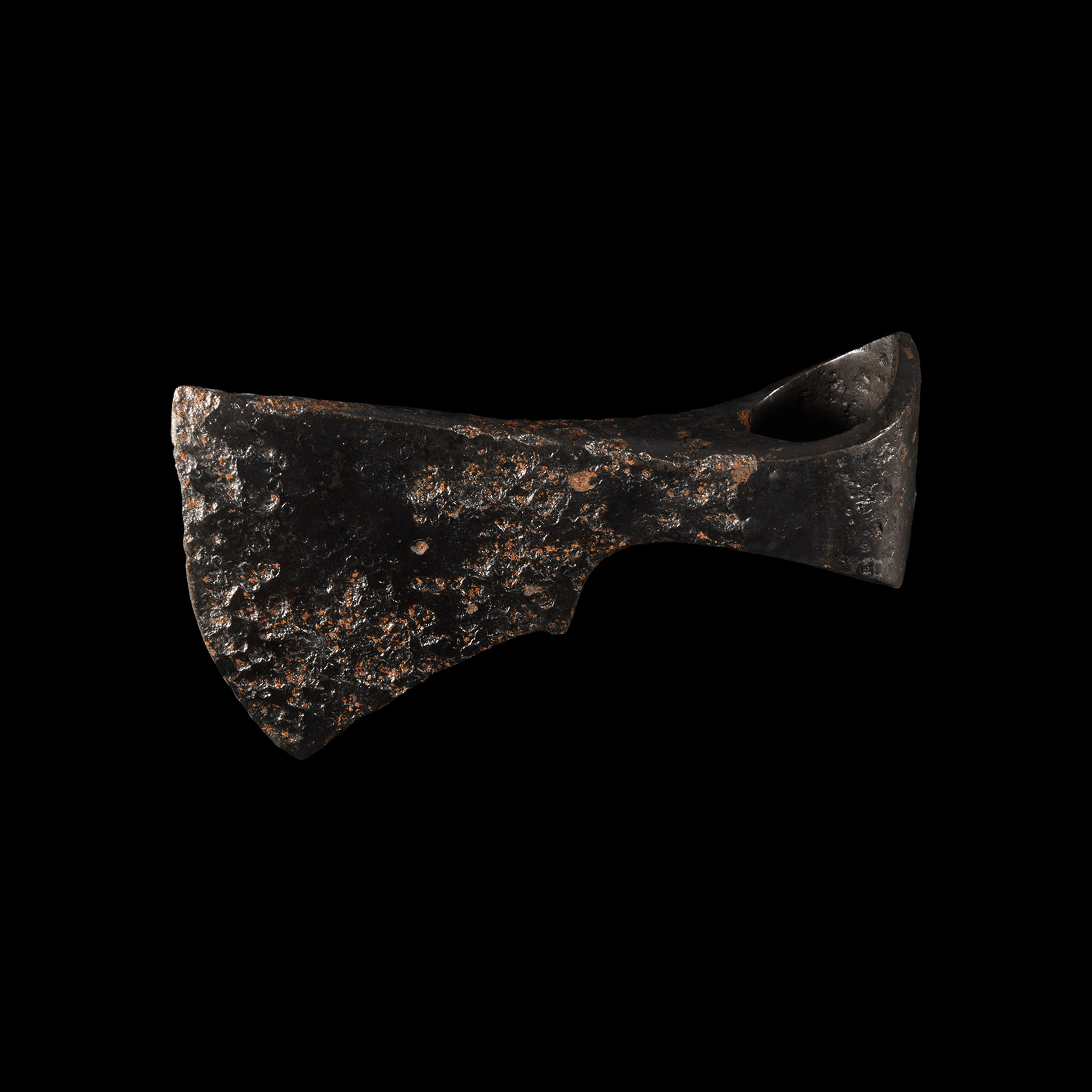 Viking Iron Bearded Axehead