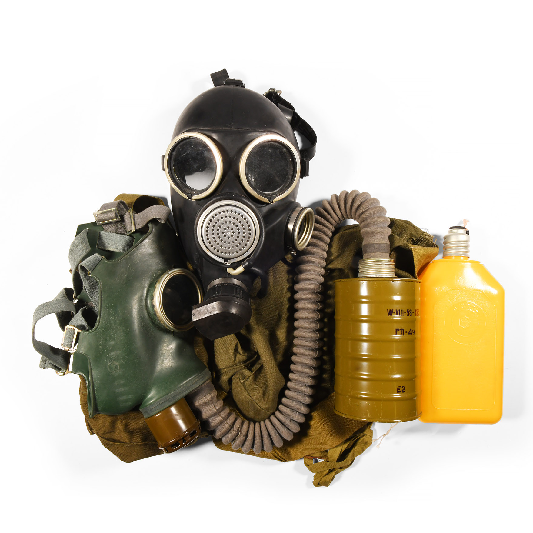 WWII Gas Mask Group