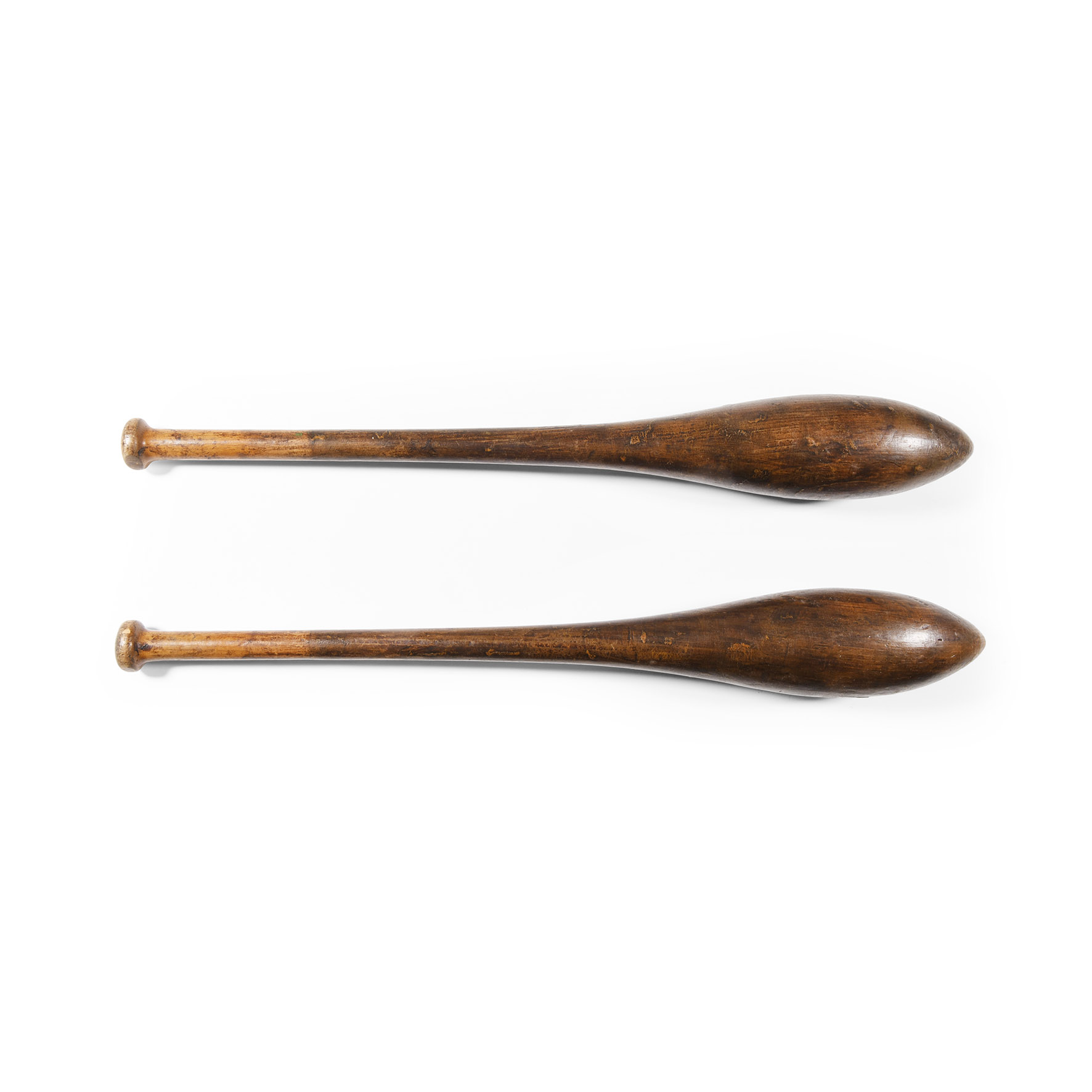 Vintage Wooden Exercise 'Indian' Clubs