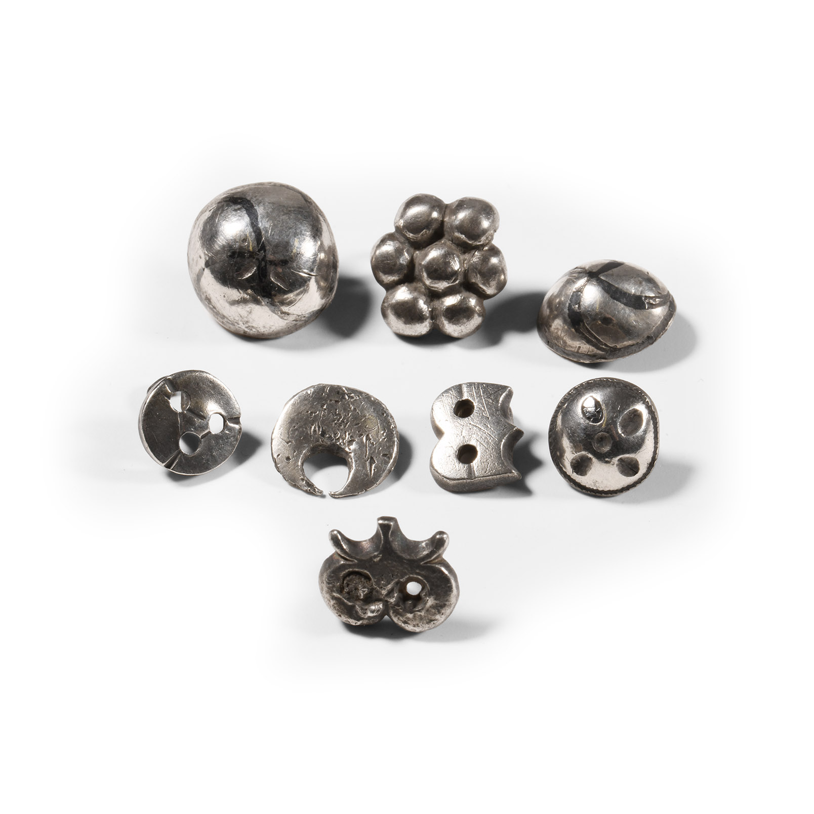 Medieval Silver Button Collection