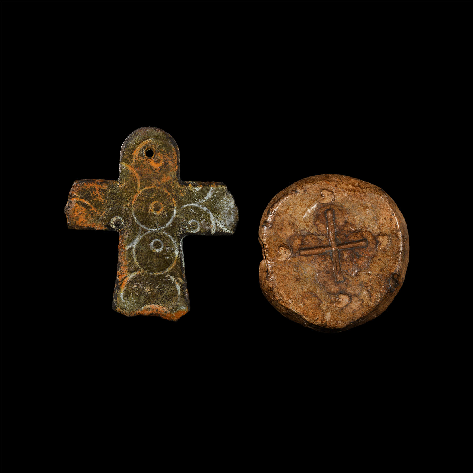 Medieval Equestrian Knight Badge Group