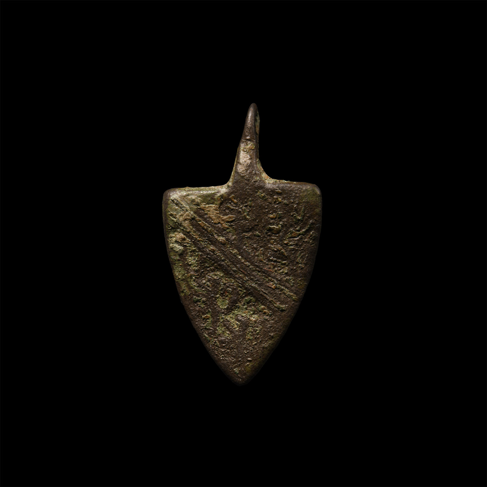 Medieval Bronze 'De Bohen, Earls of Hereford' Knight's Heraldic Horse Harness Pendant