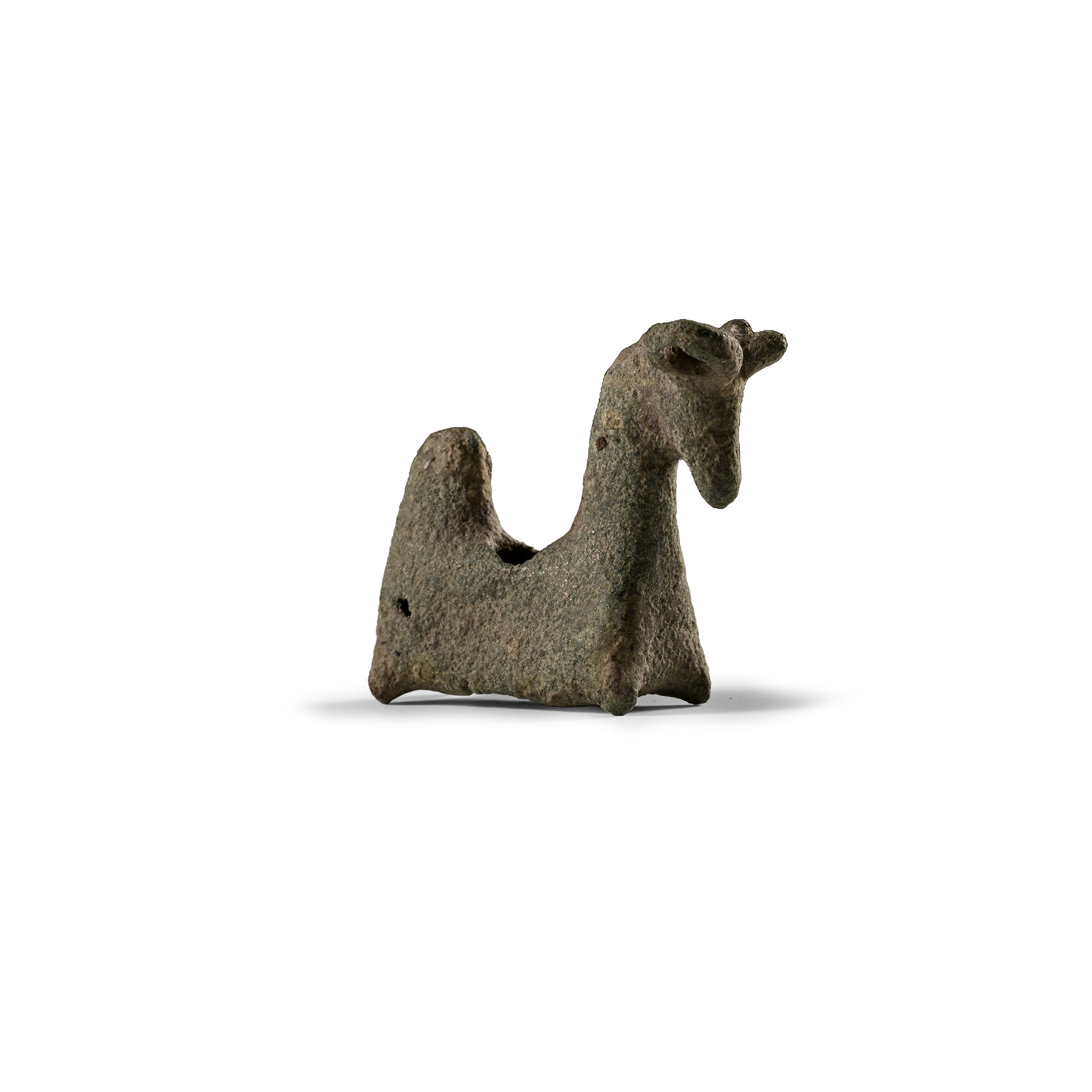 Celtic Bronze Deer Statuette