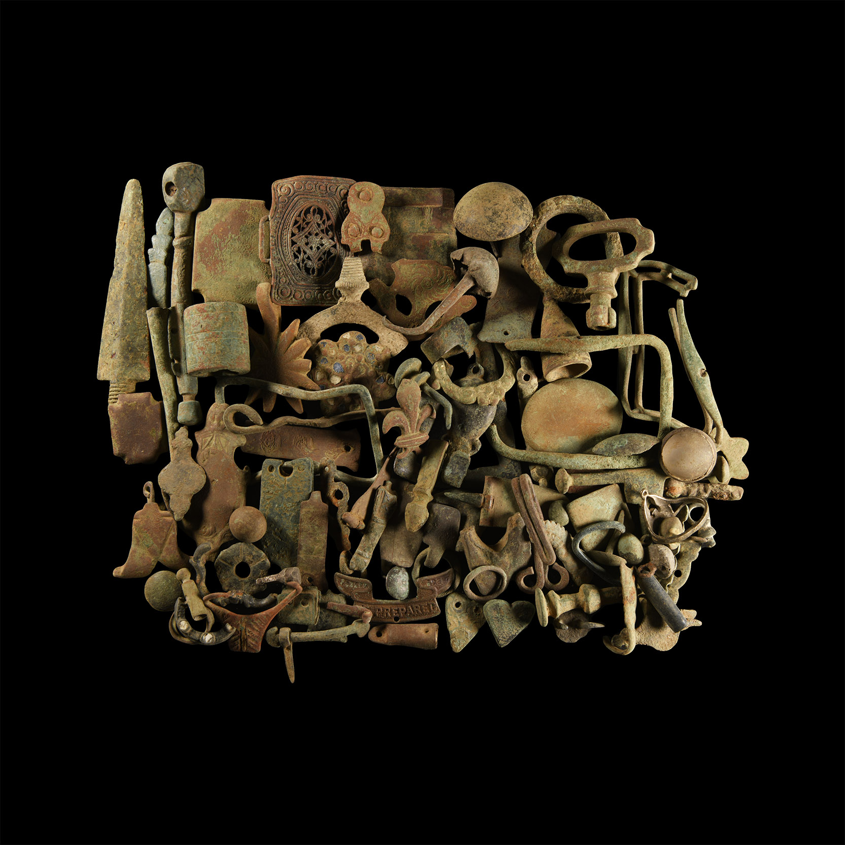 Medieval and Later Bronze Artefact Group