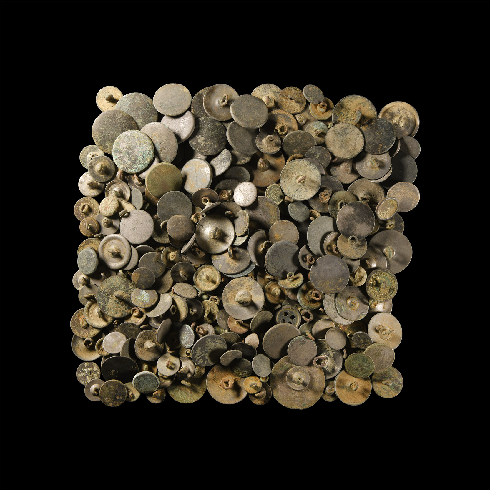 Post Medieval Bronze Button Group