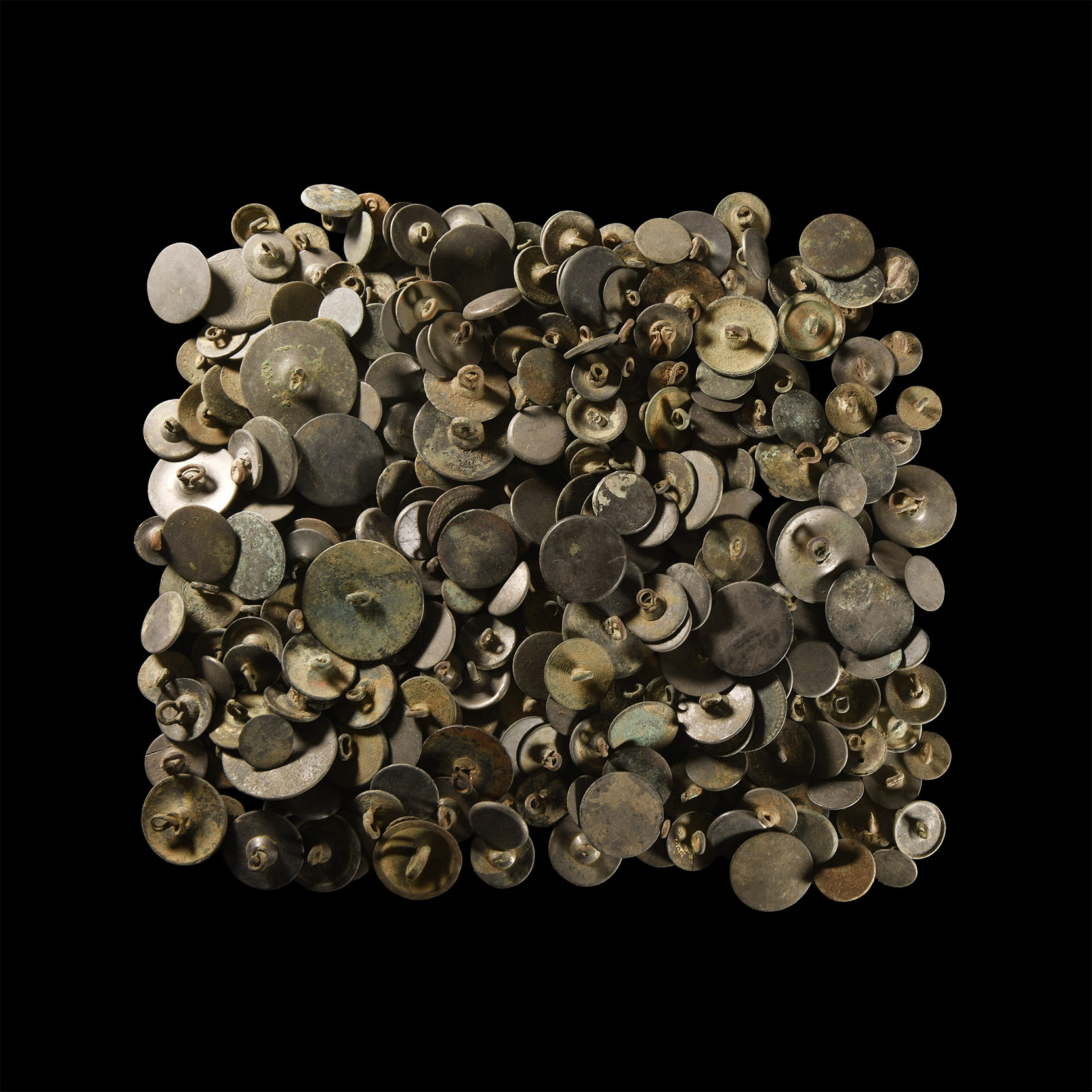 Post Medieval Bronze Button Group