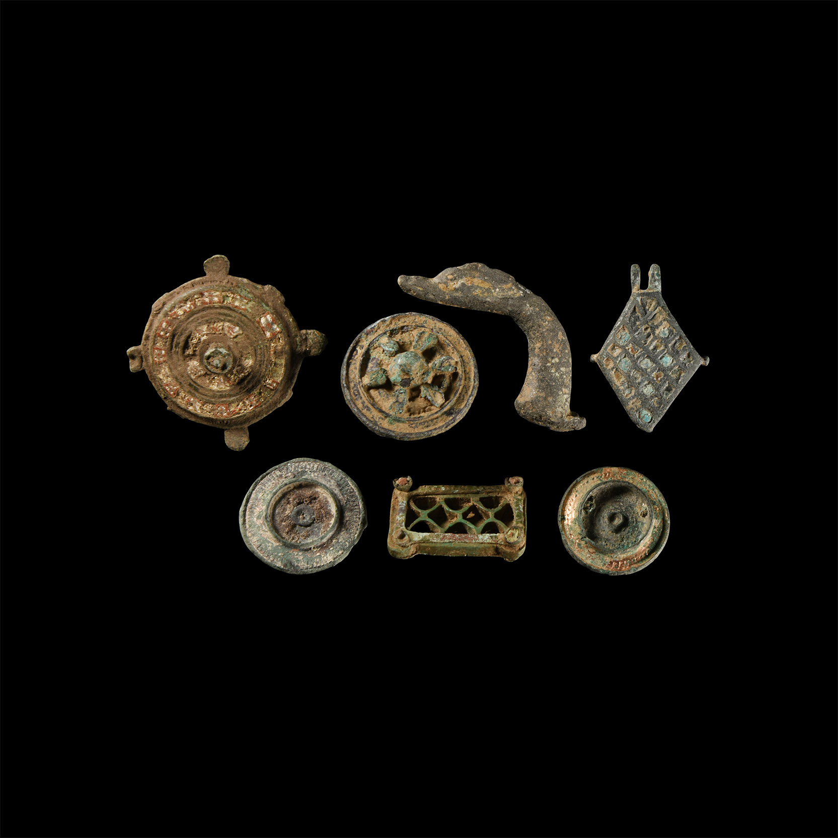Roman Bronze Brooch and Other Artefact Collection
