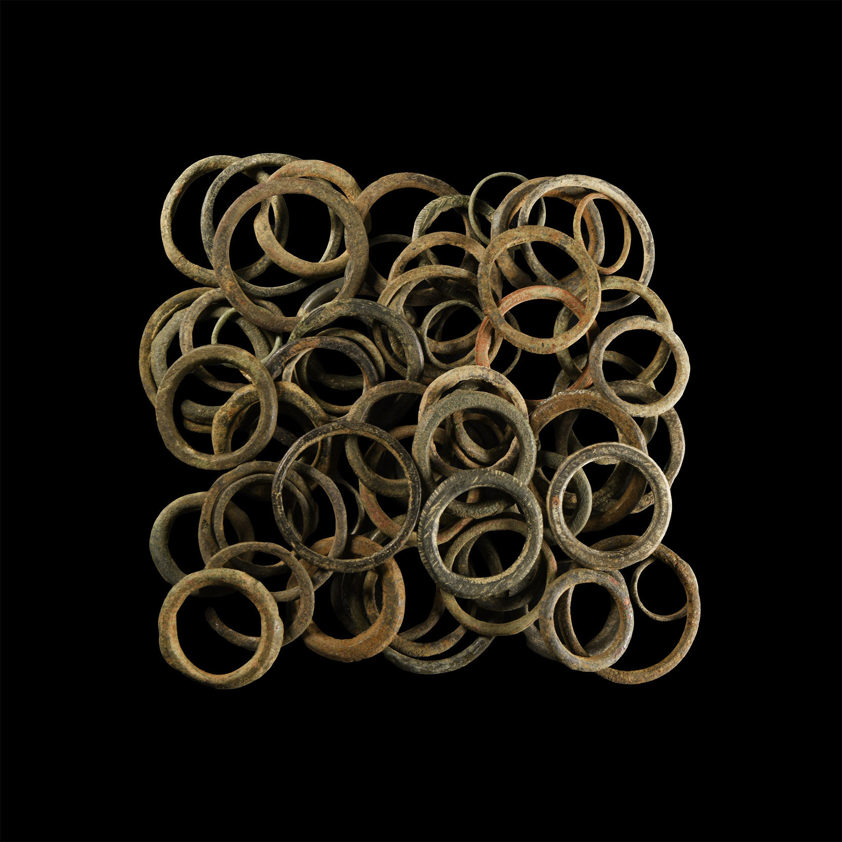 Medieval and Other Bronze Harness Ring Collection