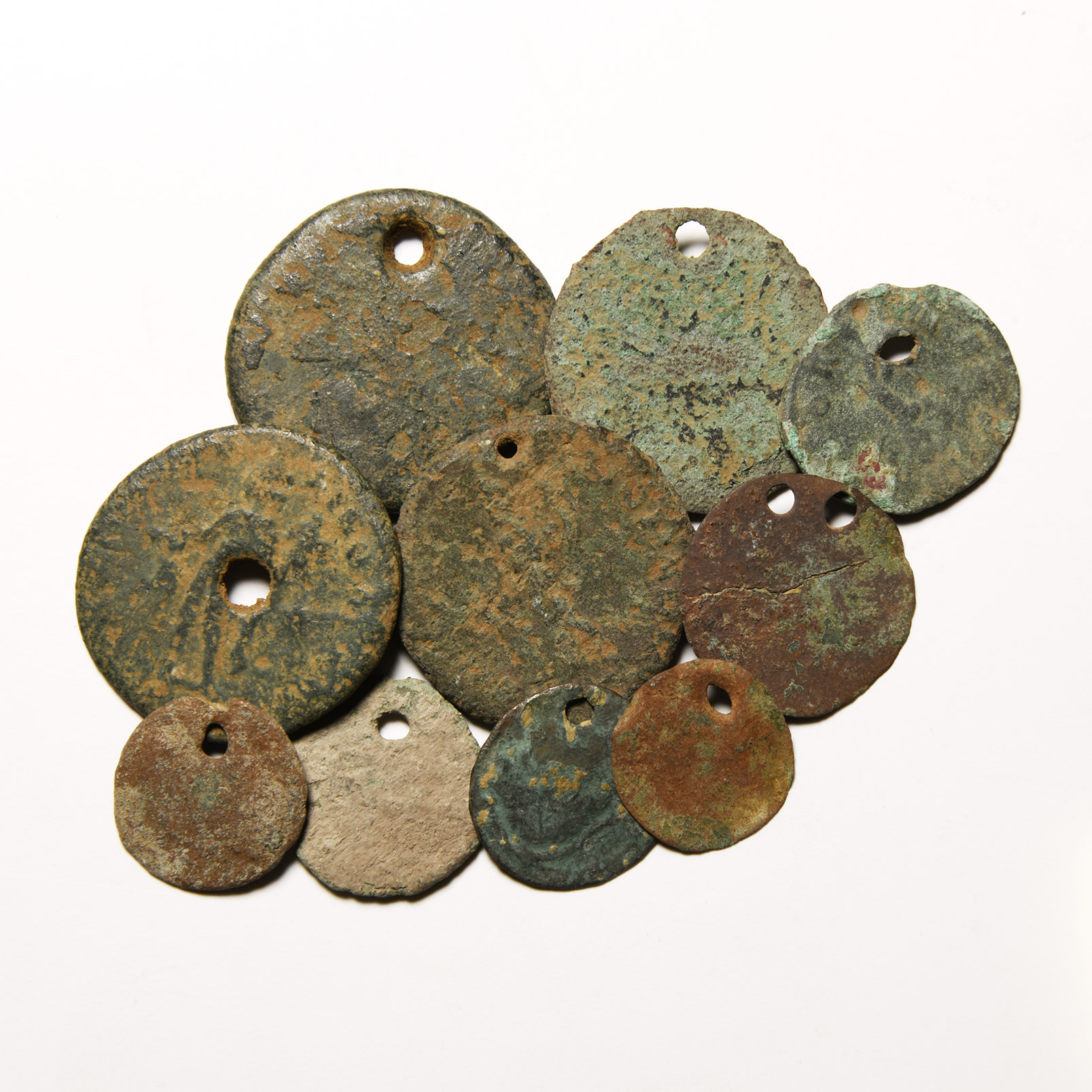 Anglo-Saxon Bronze Reused Roman Coin Collection