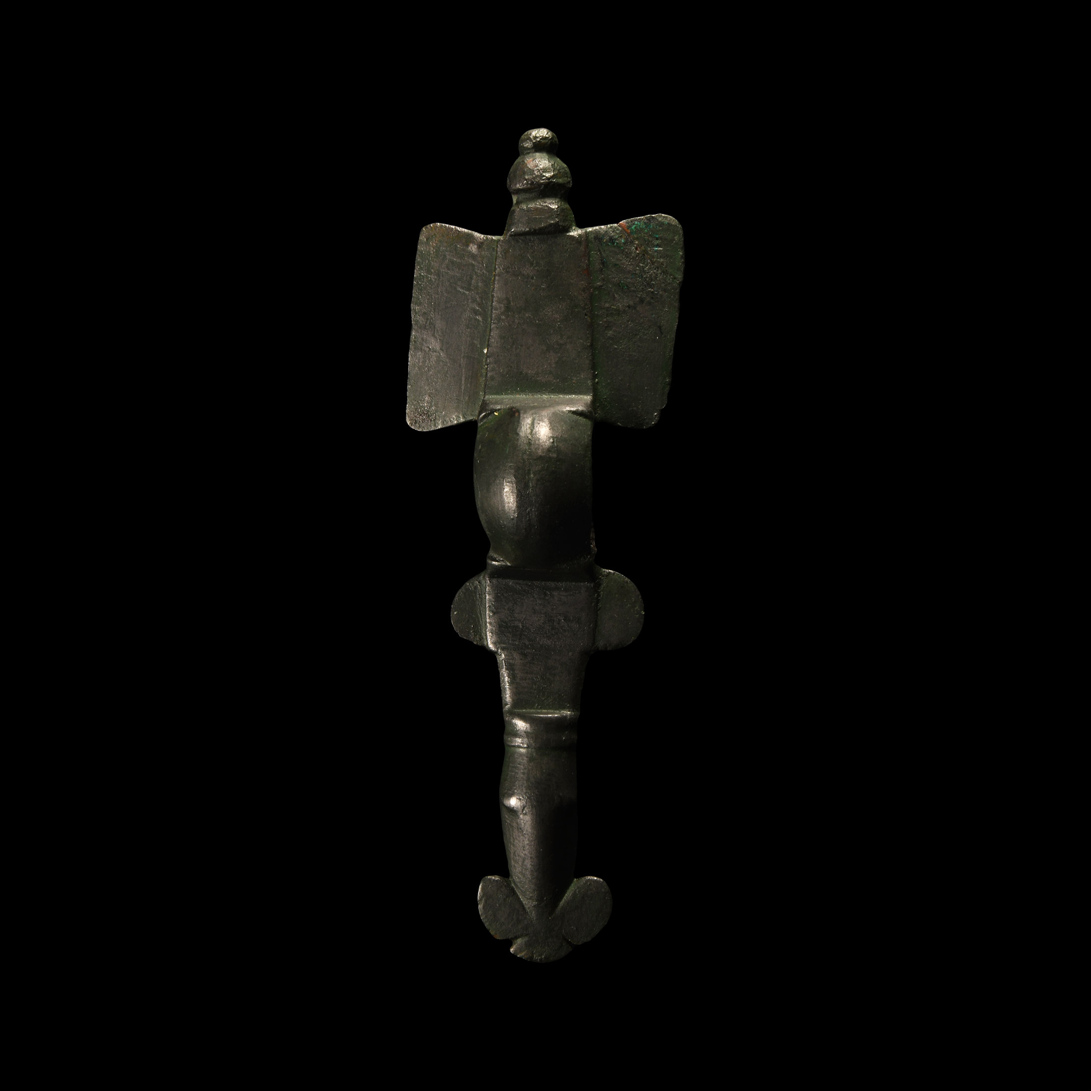 Large Anglo-Saxon Bronze Cruciform Bow Brooch