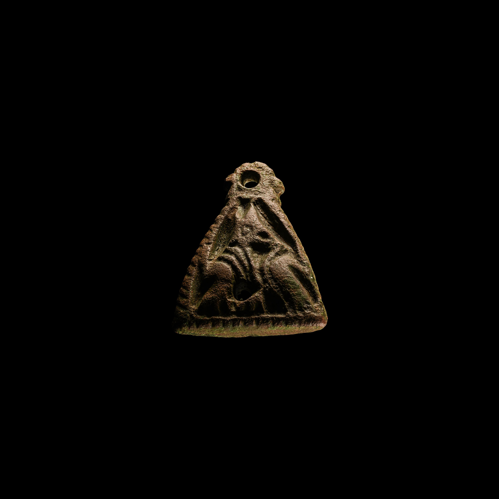 Viking Bronze Stirrup Mount