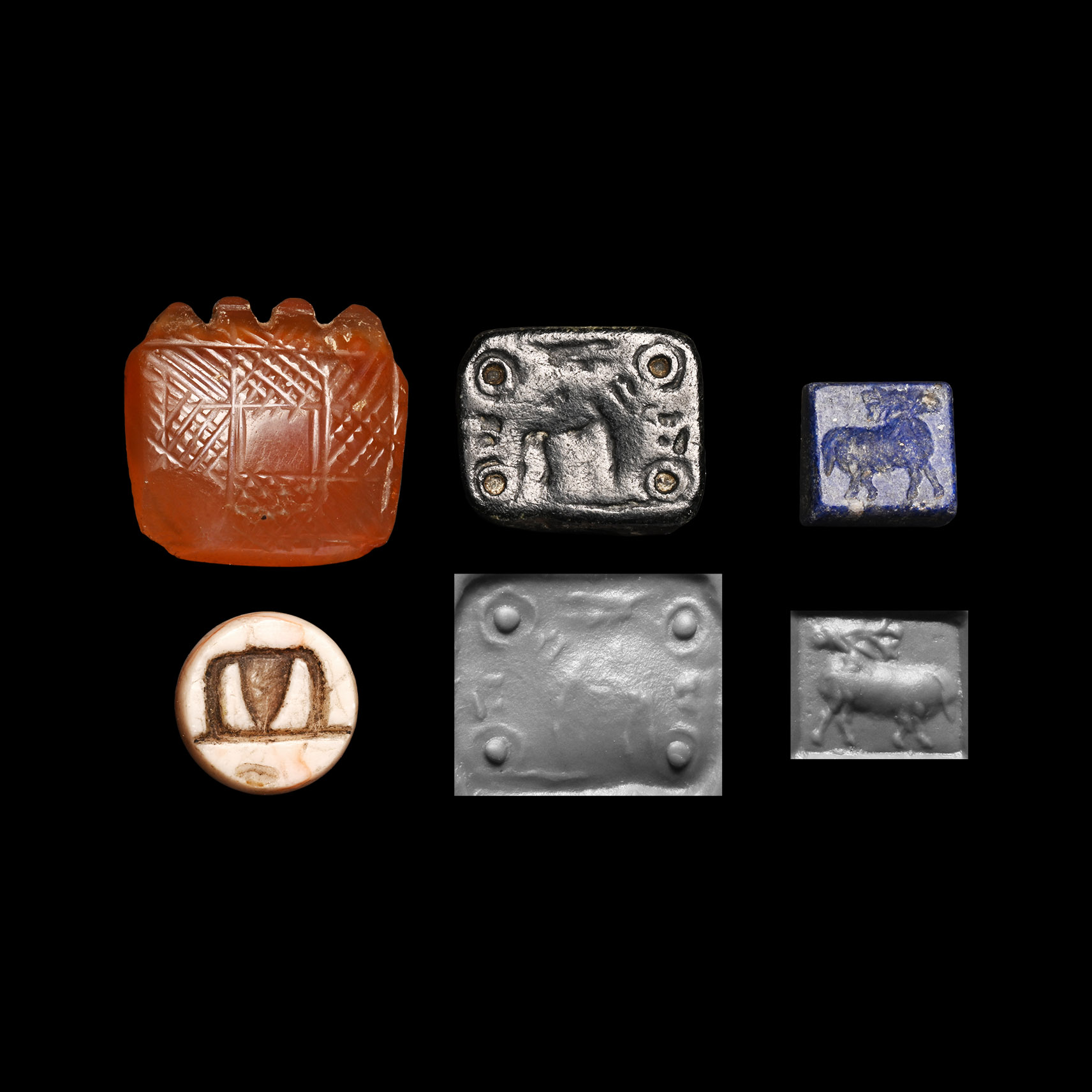 Western Asiatic Stone Stamp Seal and Amulet Collection