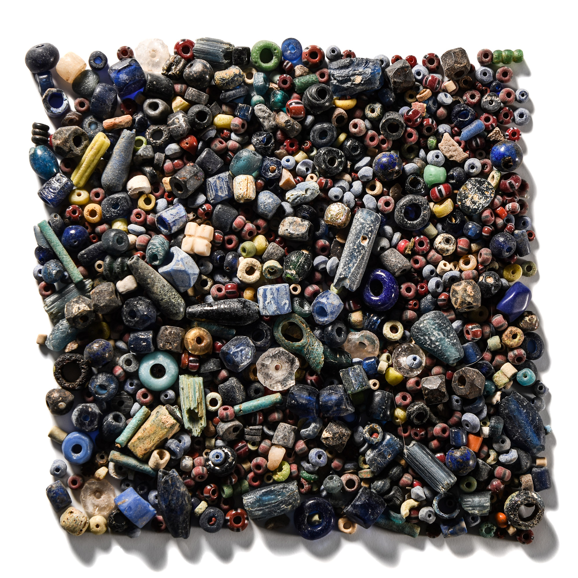 Roman and Other Glass and Stone Bead Group