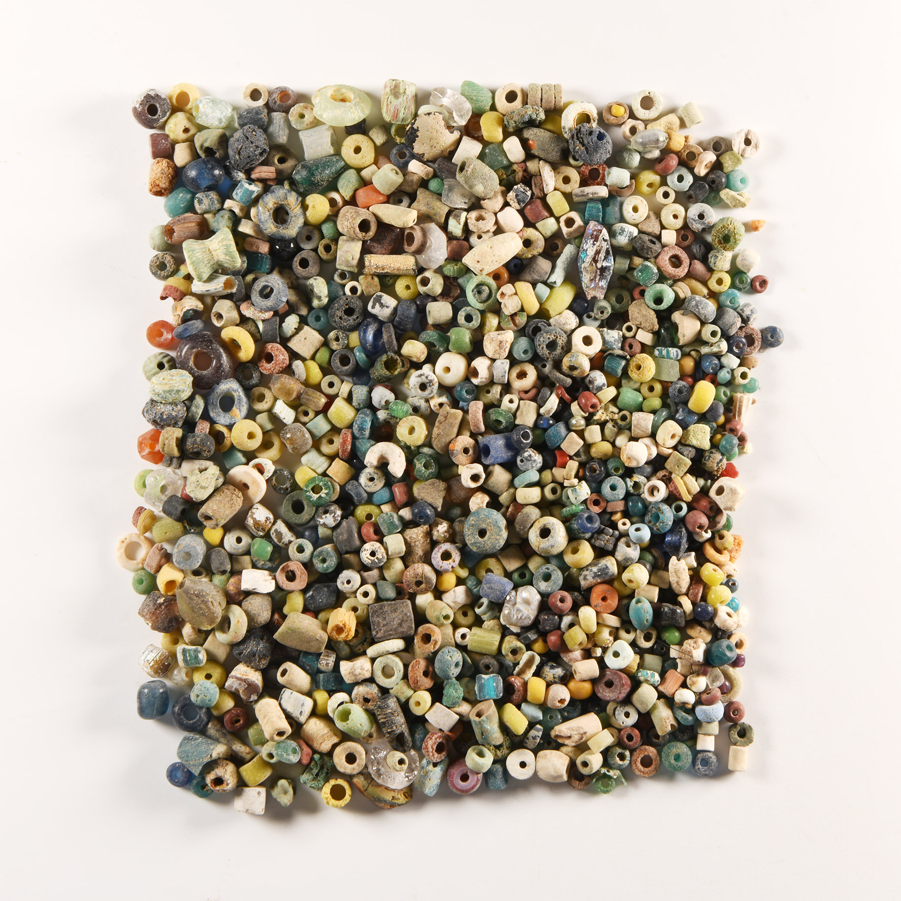 Roman and Other Glass and Stone Bead Group