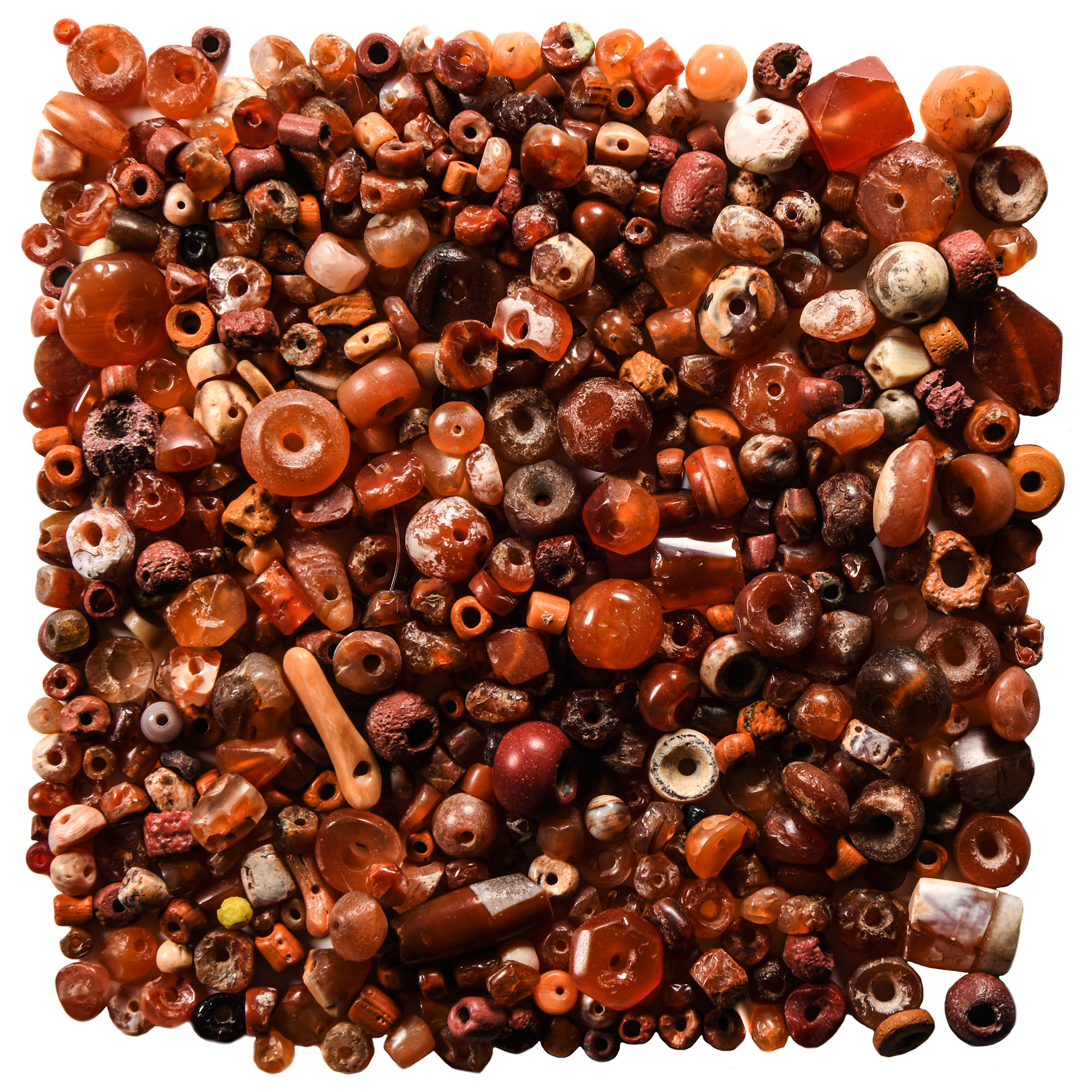 Western Asiatic Carnelian and Other Bead Collection