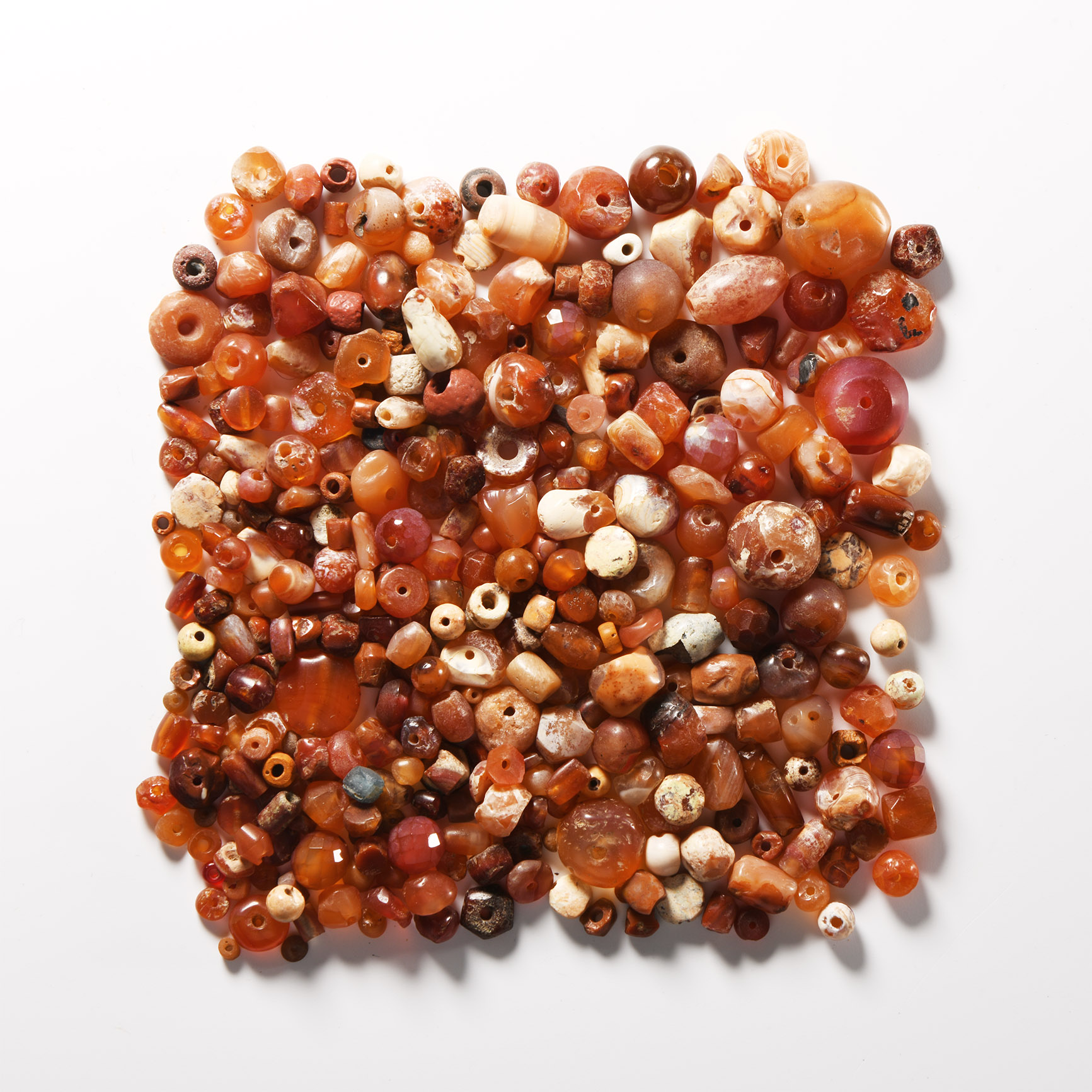Western Asiatic Carnelian and Other Bead Collection