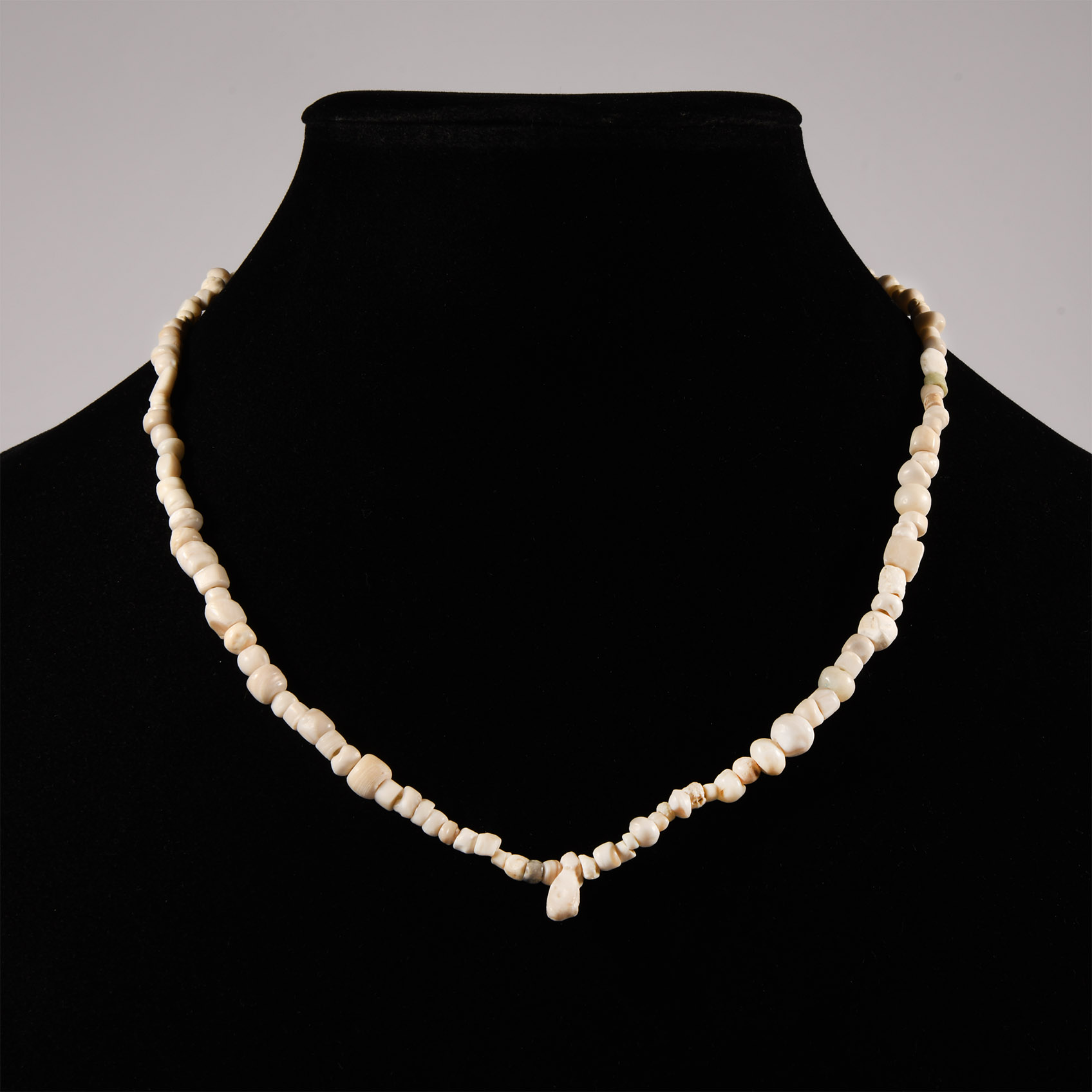 Western Asiatic Stone and Other Bead Necklace