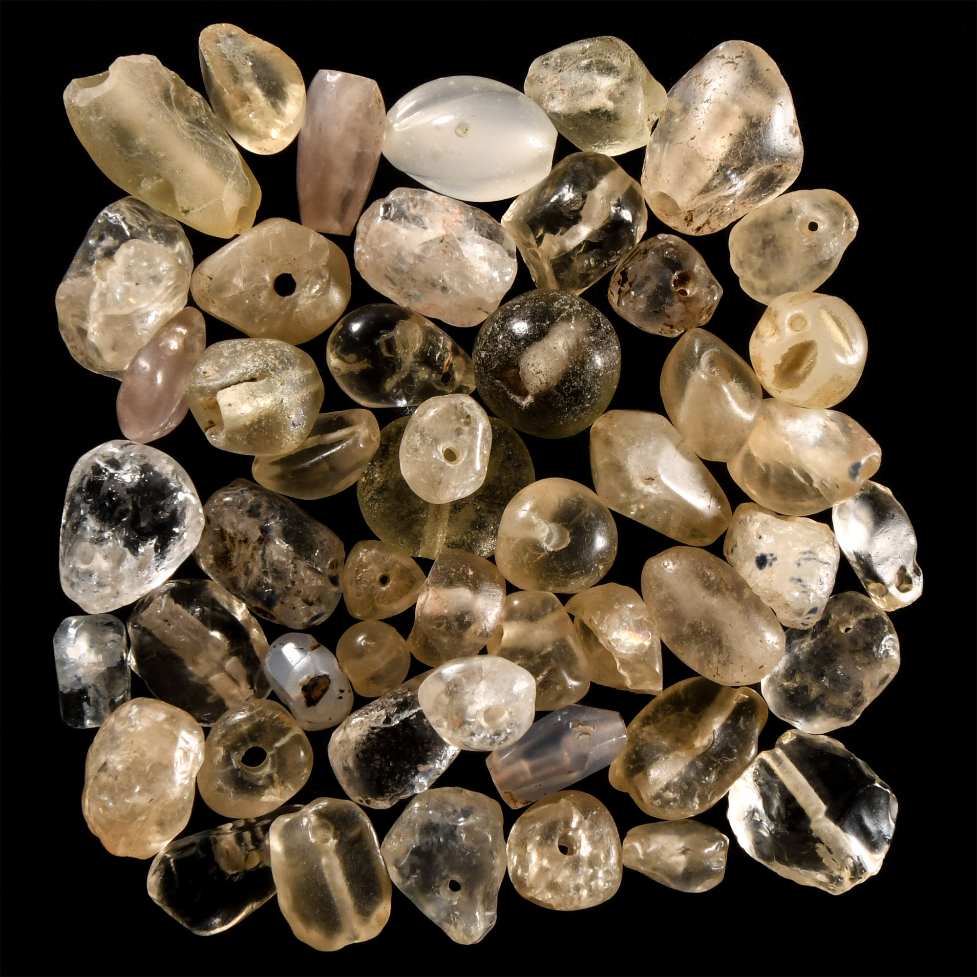 Western Asiatic Rock Crystal and Other Necklace Bead Collection