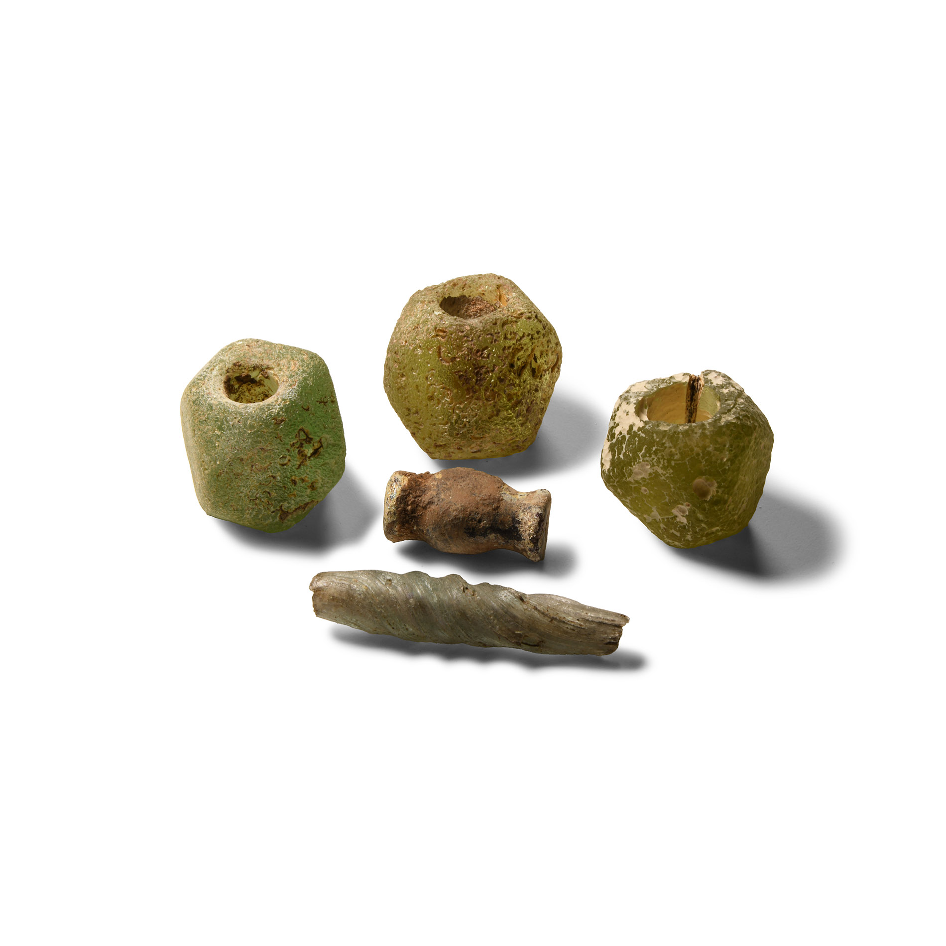 Roman Large Glass Necklace Bead Group