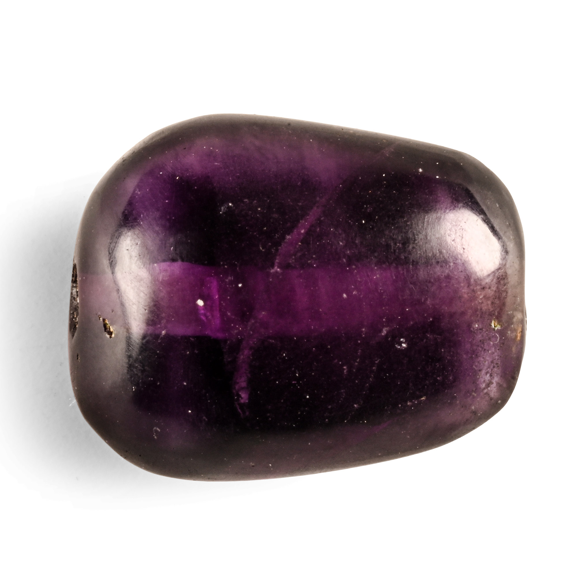 Natural History - Polished Amethyst Necklace Pendant Bead